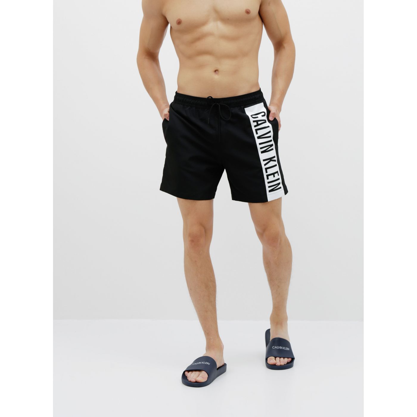 Calvin Klein Underwear Printed Men's Black Swimsuit
