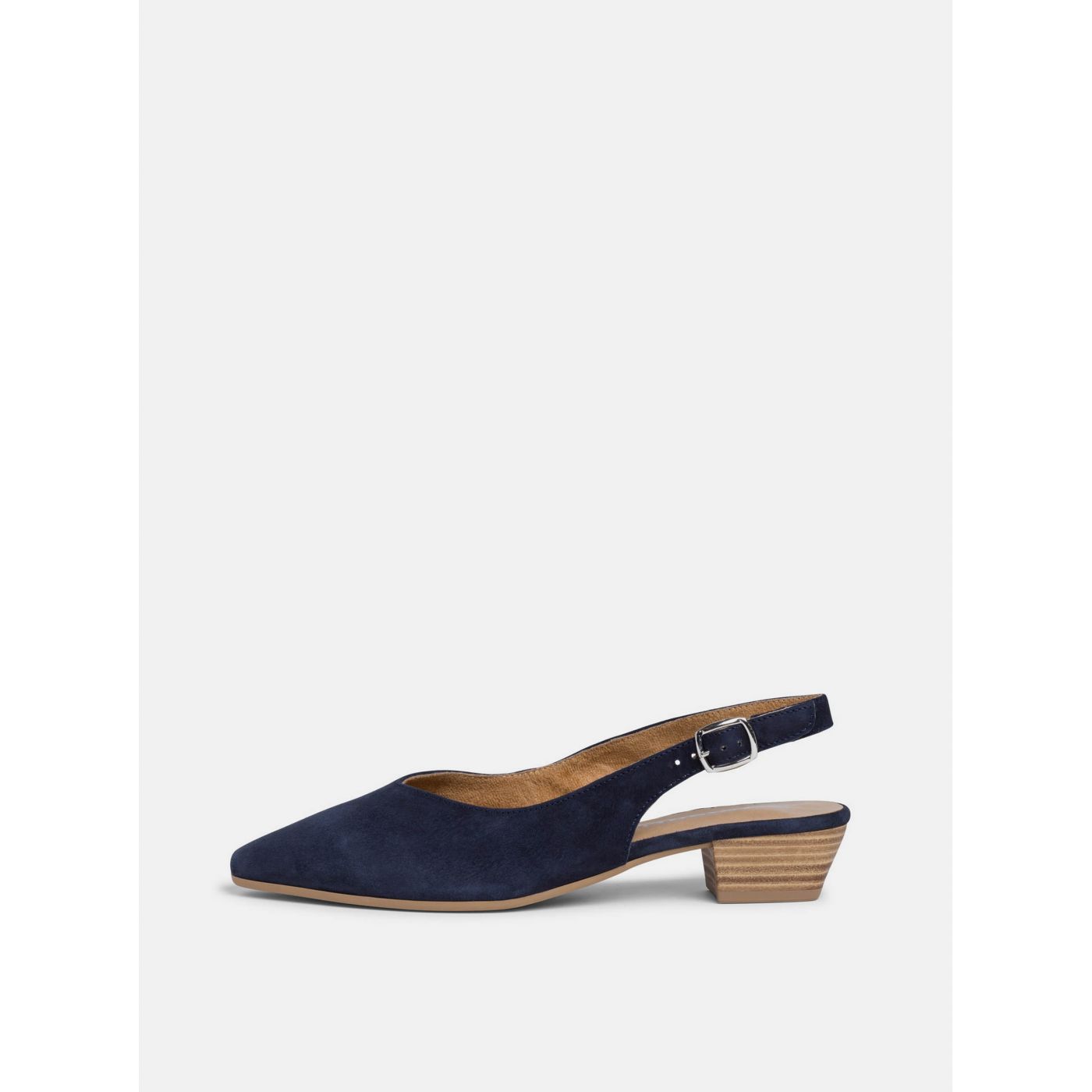 Tamaris Dark Blue Suede Pumps