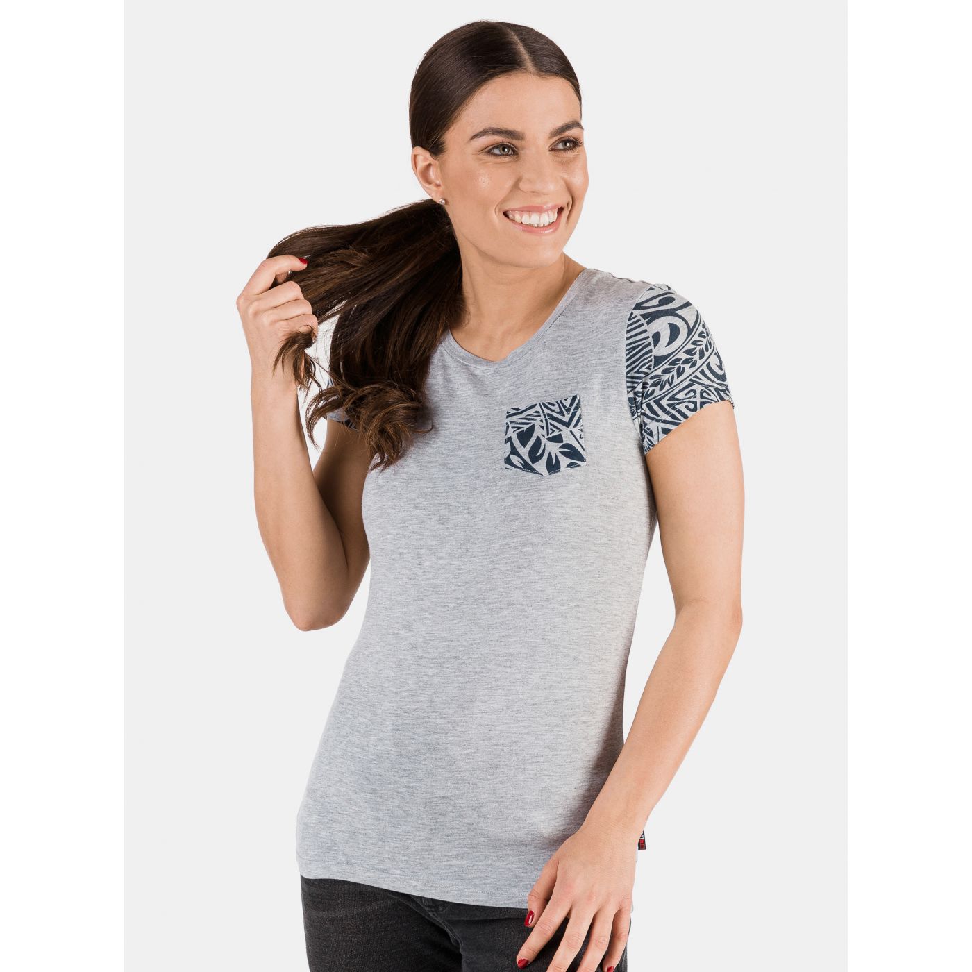 Grey Women's T-Shirt SAM 73