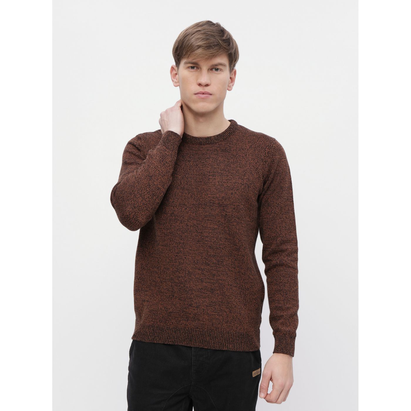 Brown Sweater Selected Homme Haiden
