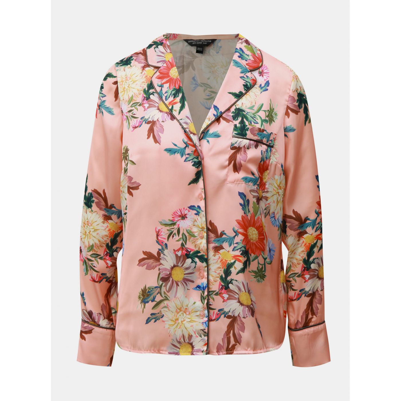 Dorothy Perkins Apricot Floral Blouse