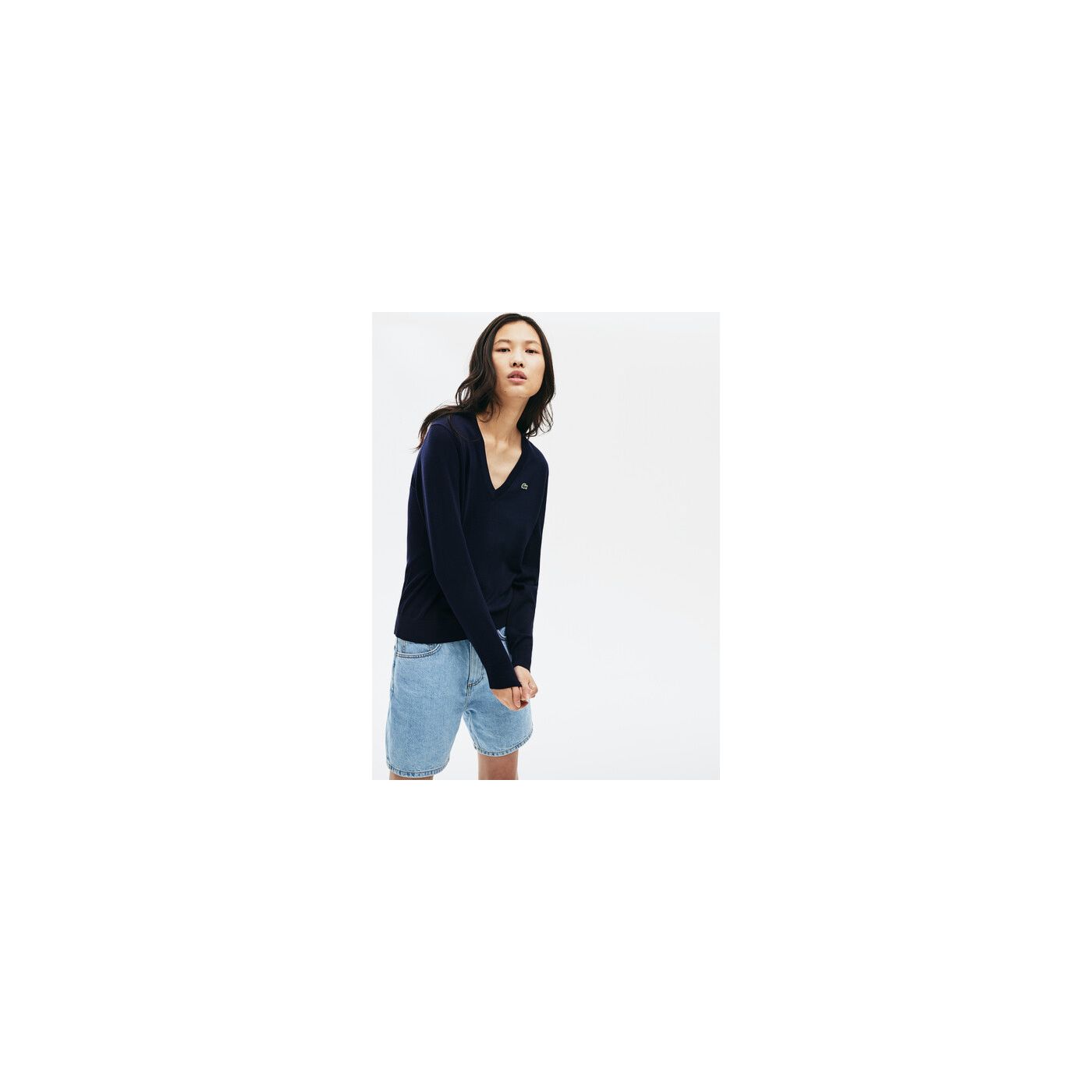 Lacoste Dark Blue Women's Sweater