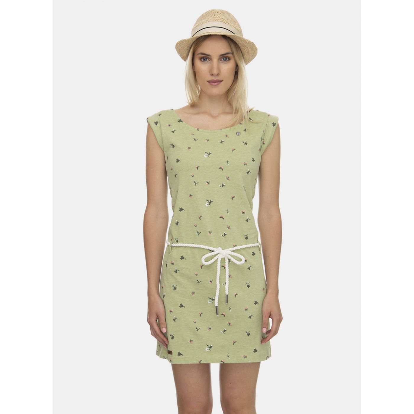 Green Patterned Ragwear Tamy Dress