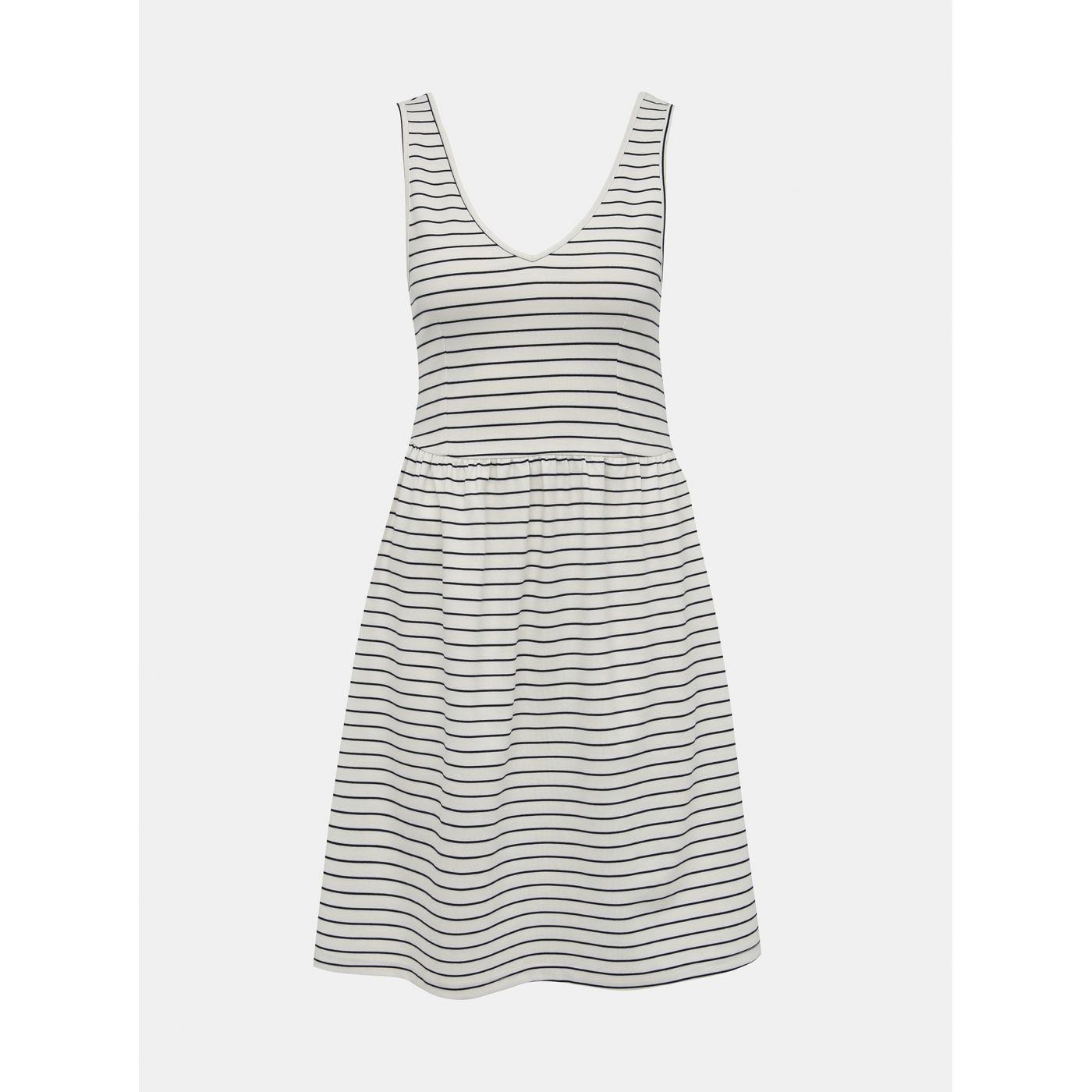 White Striped Dress ONLY Joy
