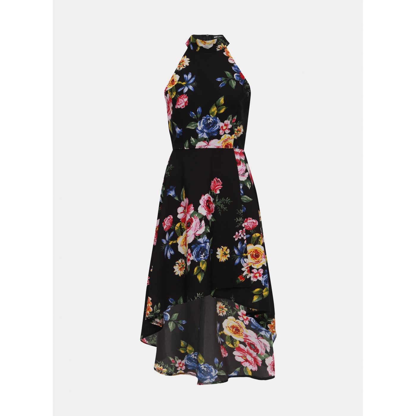 Mela London Black Floral Dress
