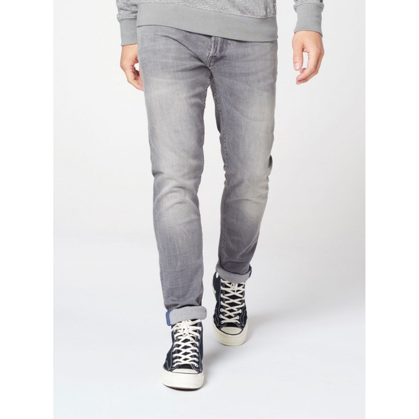 Light Grey Slim Fit Jeans Dstrezzed