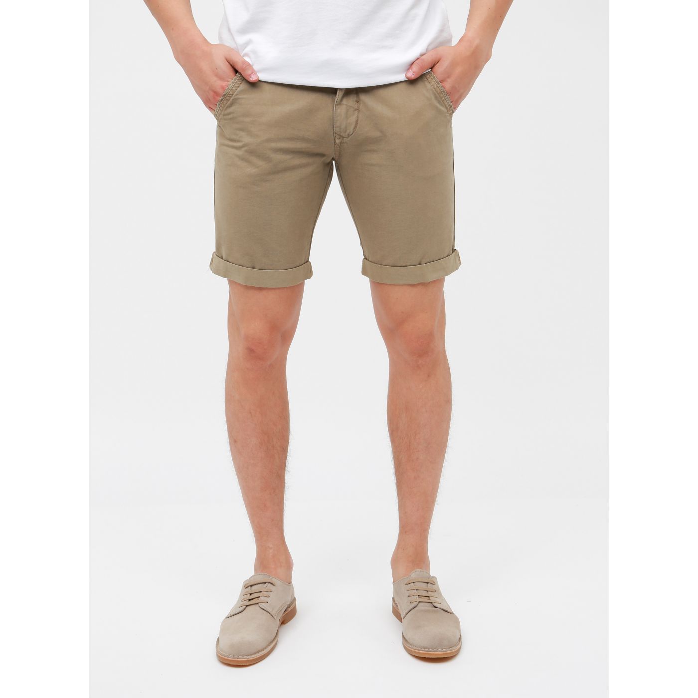Brown Chino Shorts Blend