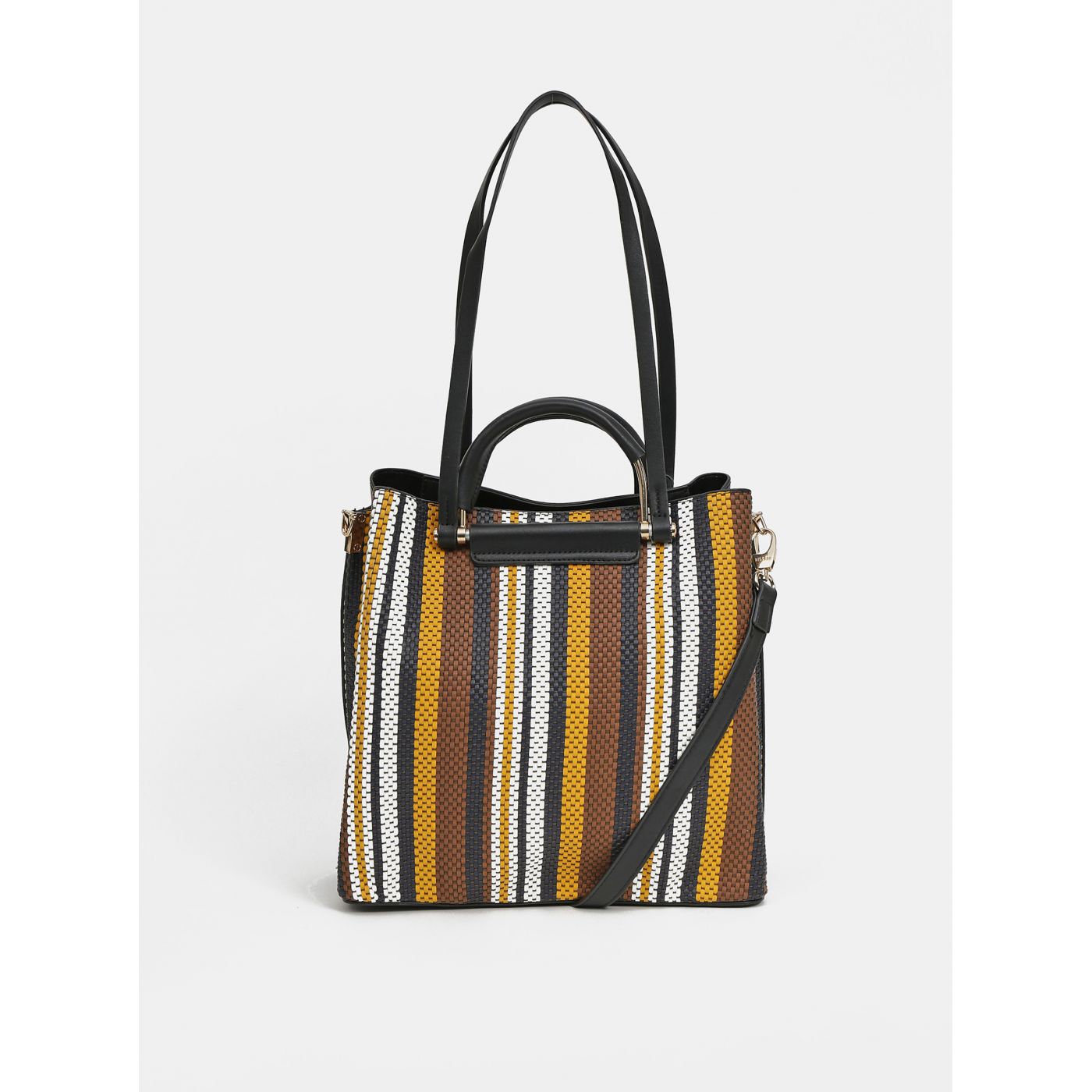 Brown-black striped Handbag Bessie London