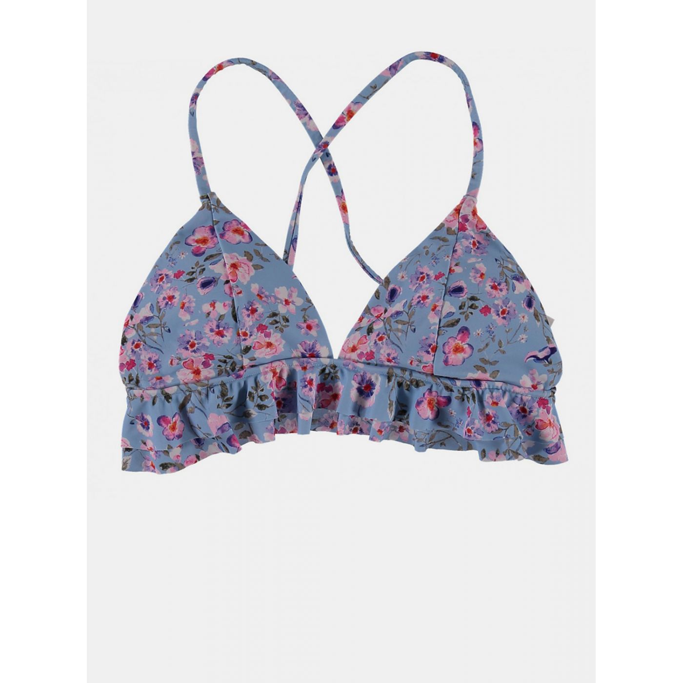 Haily's Joy Swimsuit Blue Floral Top