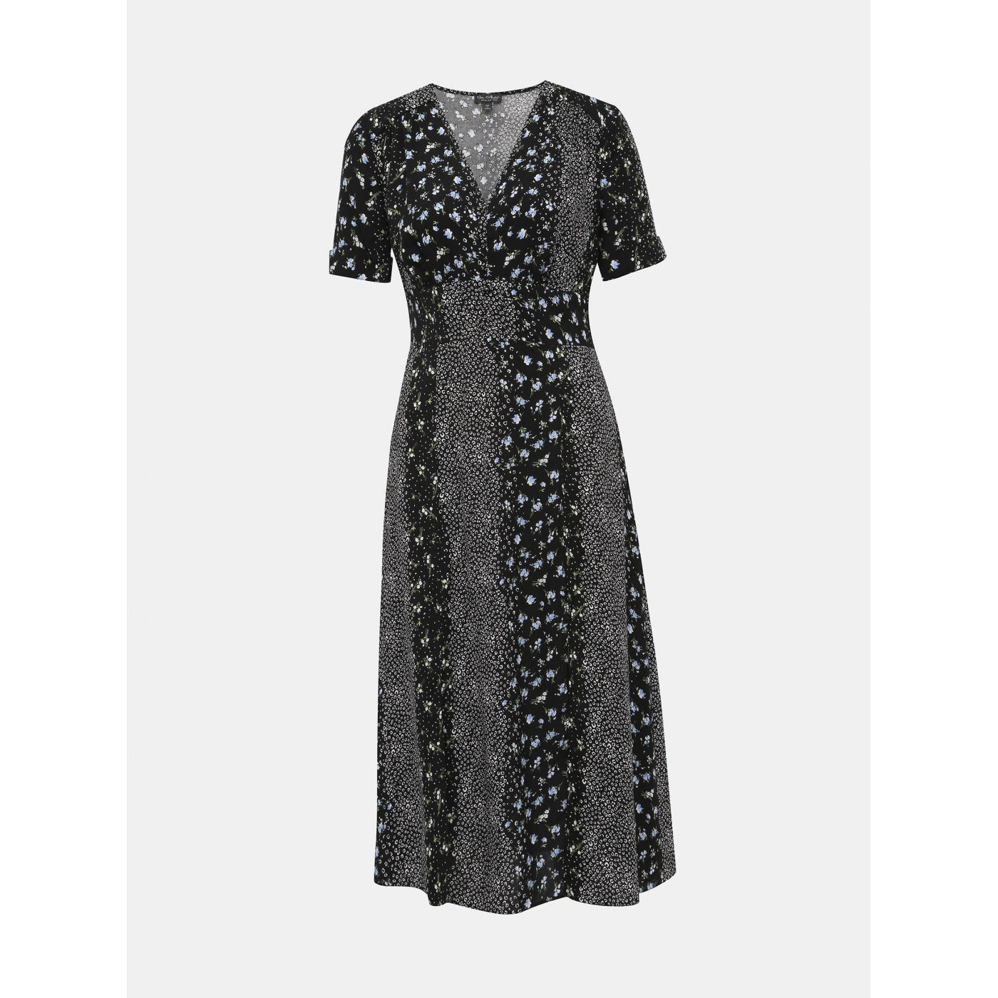 Miss Selfridge's Black Floral Mididishes