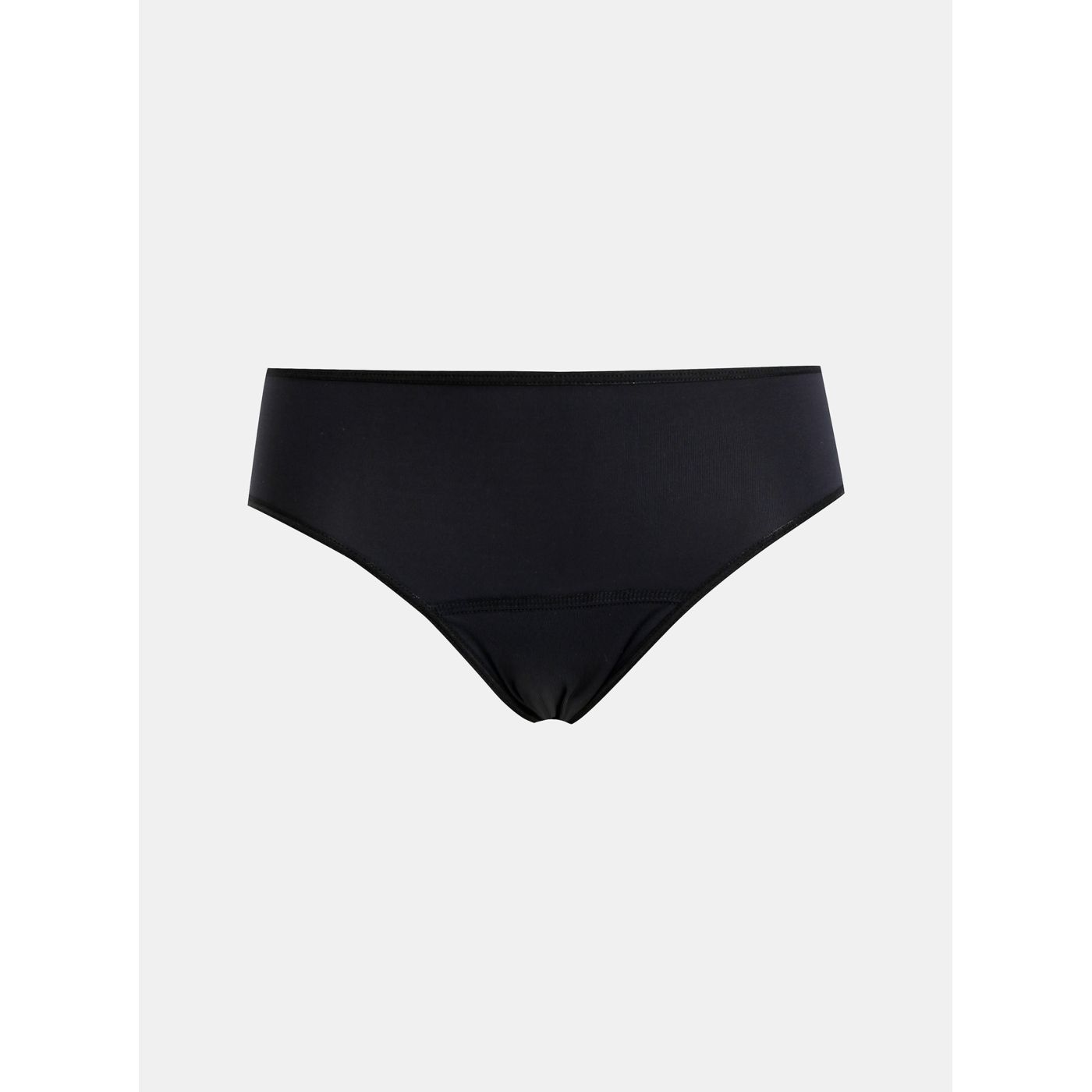 Black menstrual briefs with medium capacity SNUGGS