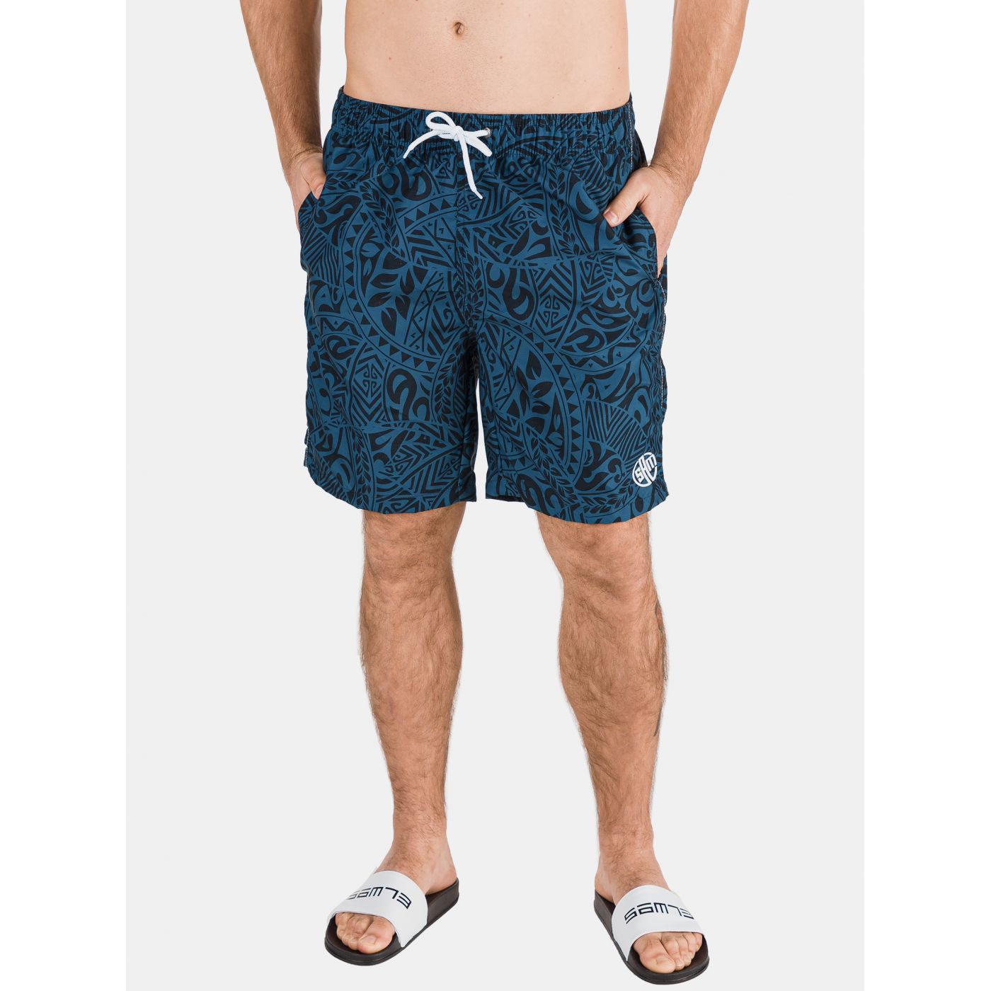 Dark Blue Men's Swimsuit SAM 73