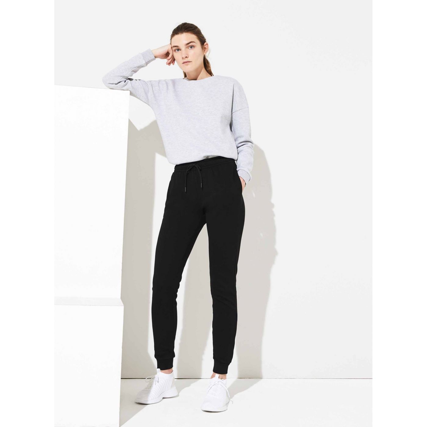 Black Women's Tracksuit Lacoste