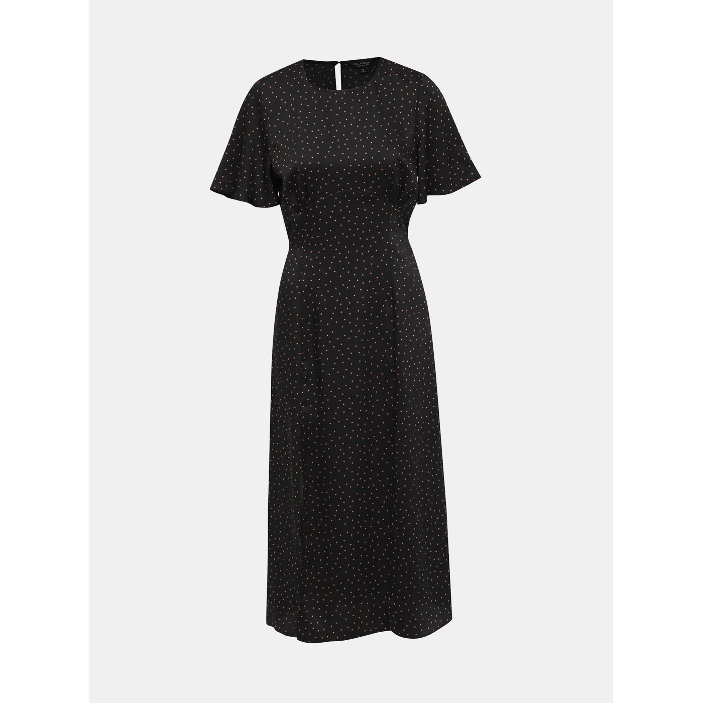Miss Selfridge's Black Polka Dot Maxi Dress