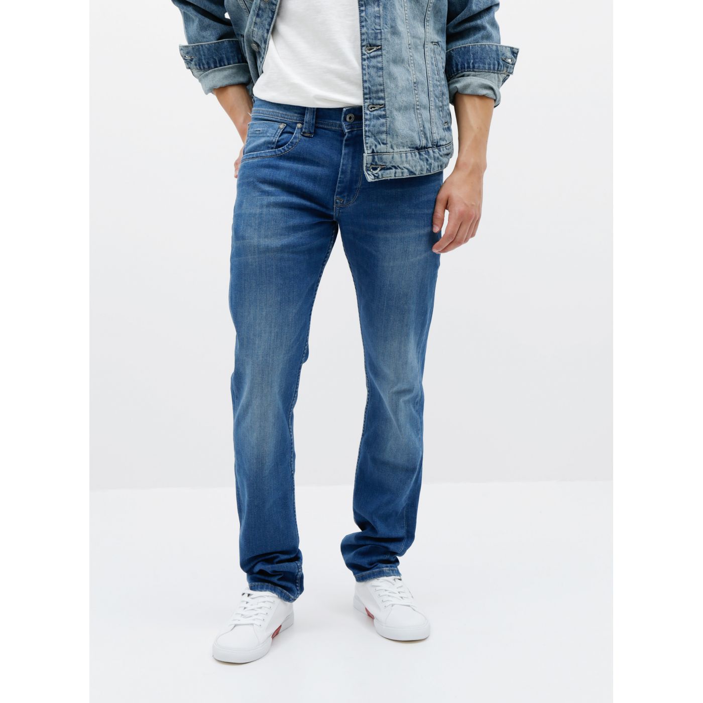 Blue Men's Straight Fit Jeans Pepe Jeans Cash