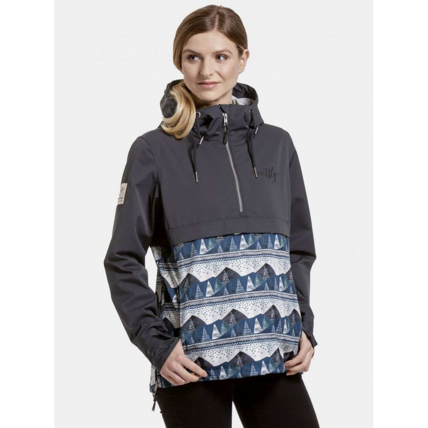 Grey Women's Waterproof Anorak Meatfly Kalle