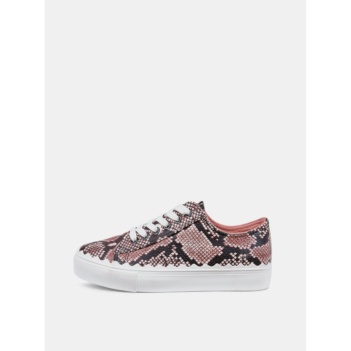 Dorothy Perkins, a snake-patterned brown sneakers