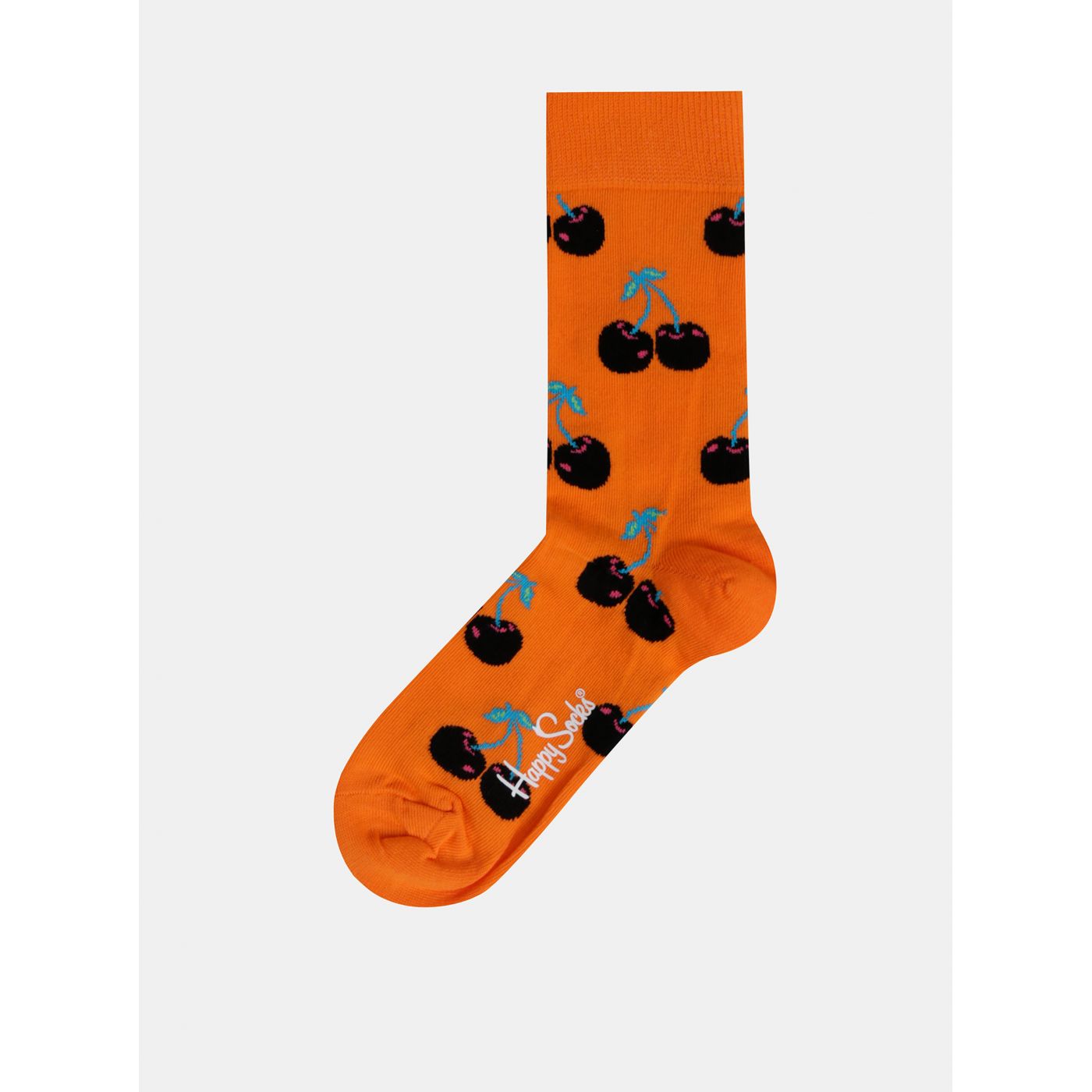 Happy Socks Cherry Sock Orange Patterned Socks