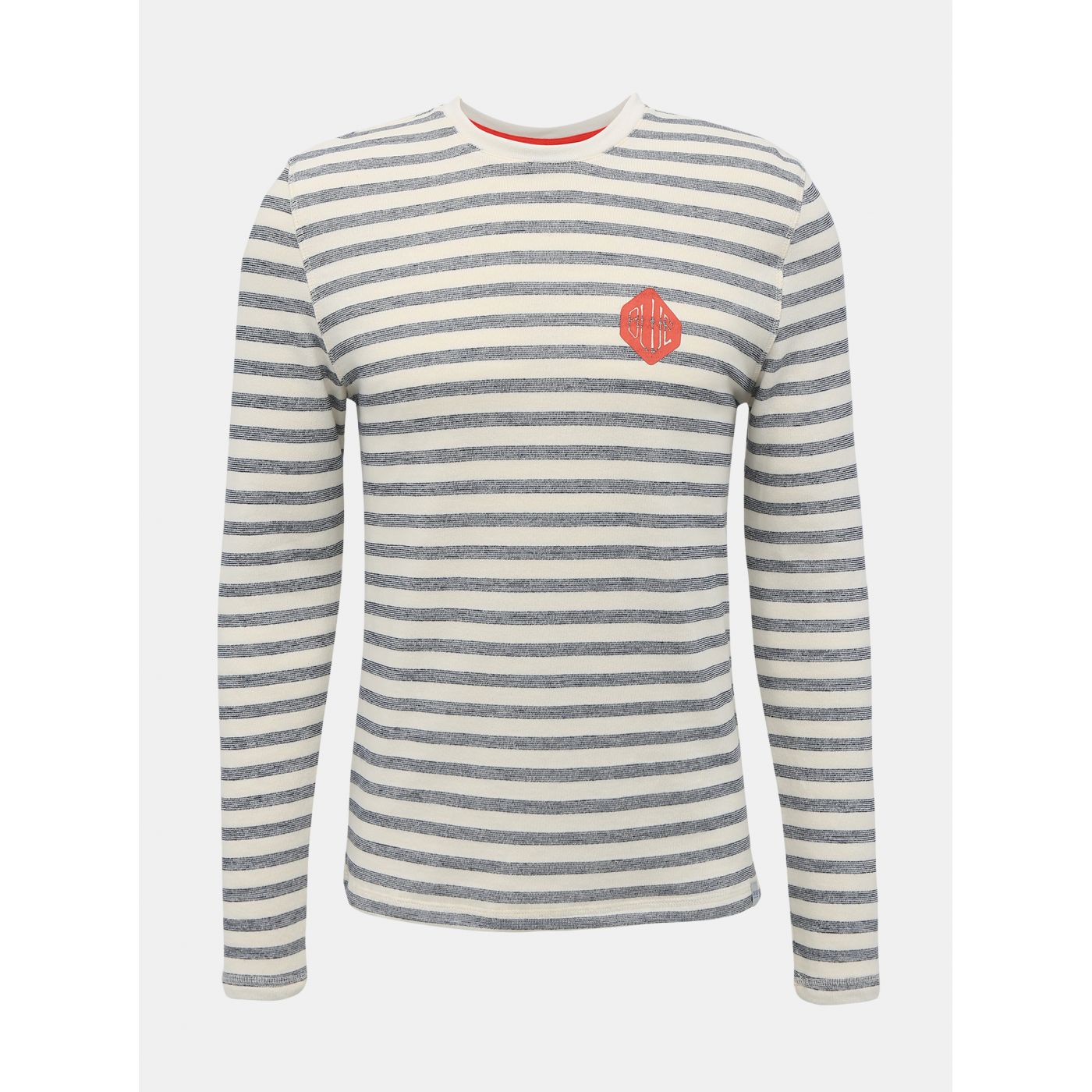 Blue-cream lightweight sweatshirt printed WITH ONLY & SONS Chai