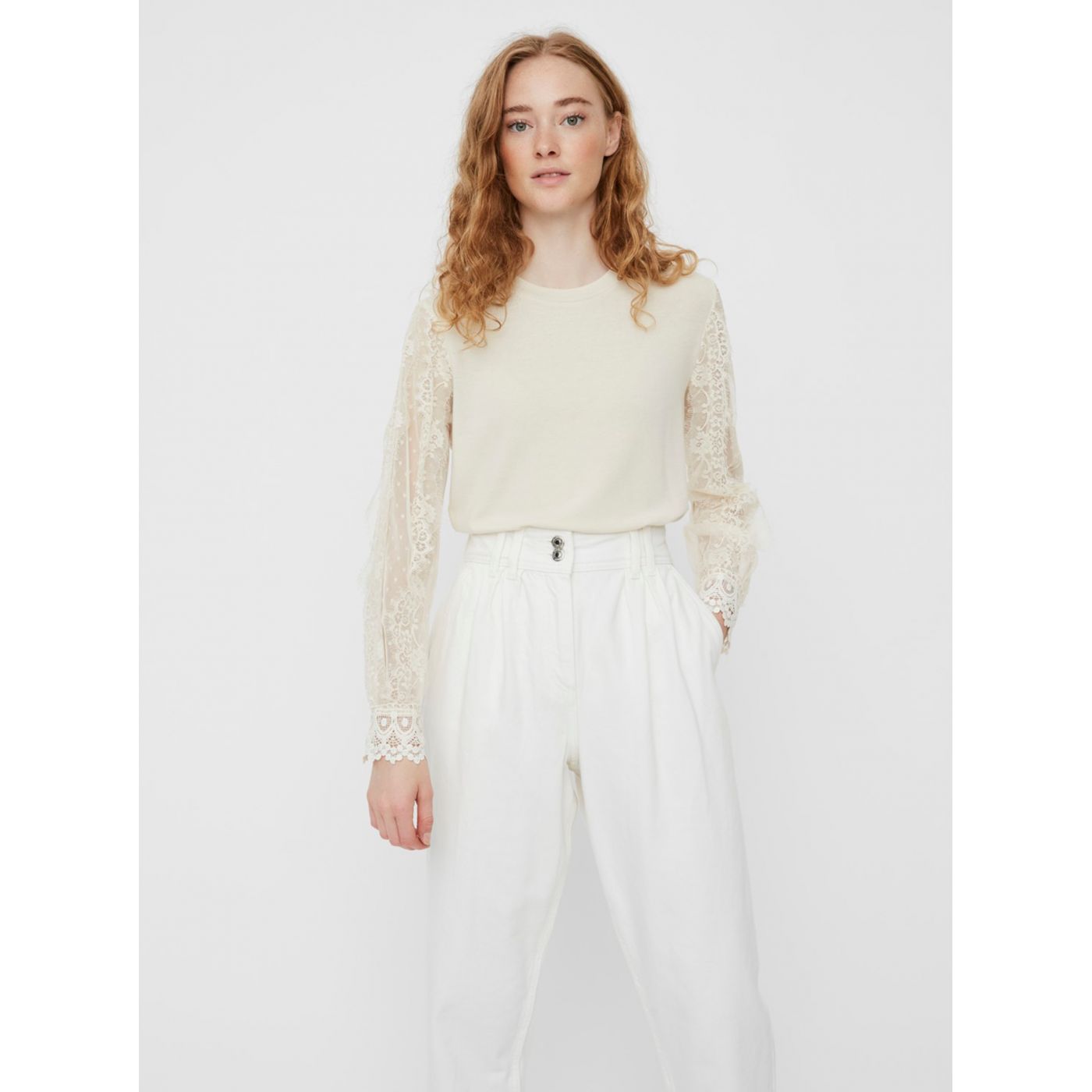 Vero MODA Monal cream blouse