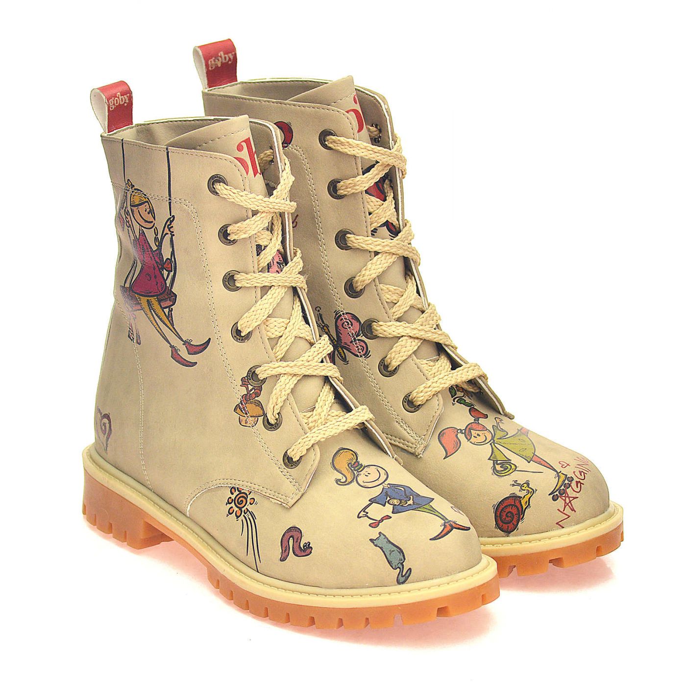 Goby Beige Shoes Nagging Girl