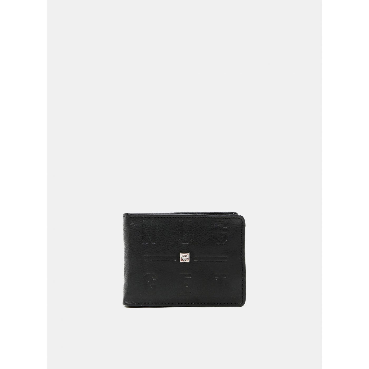 Black Men's Leather Wallet Nugget