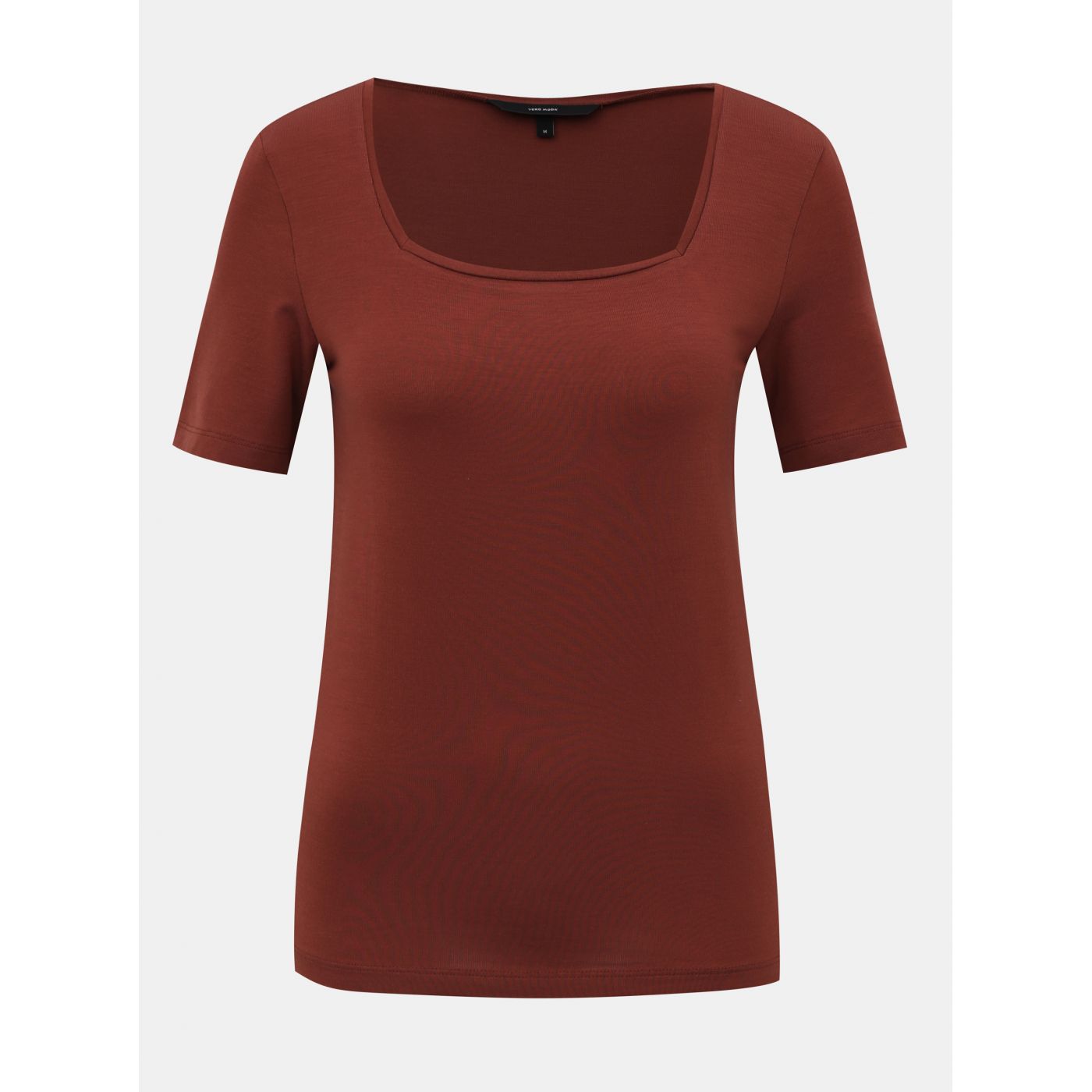 Brown basic t-shirt VERO MODA Ava