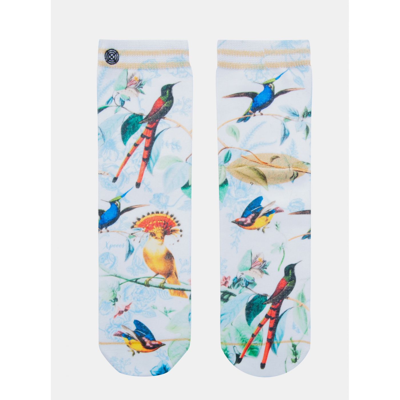 Men's Blue-White Women's Socks XPOOOS