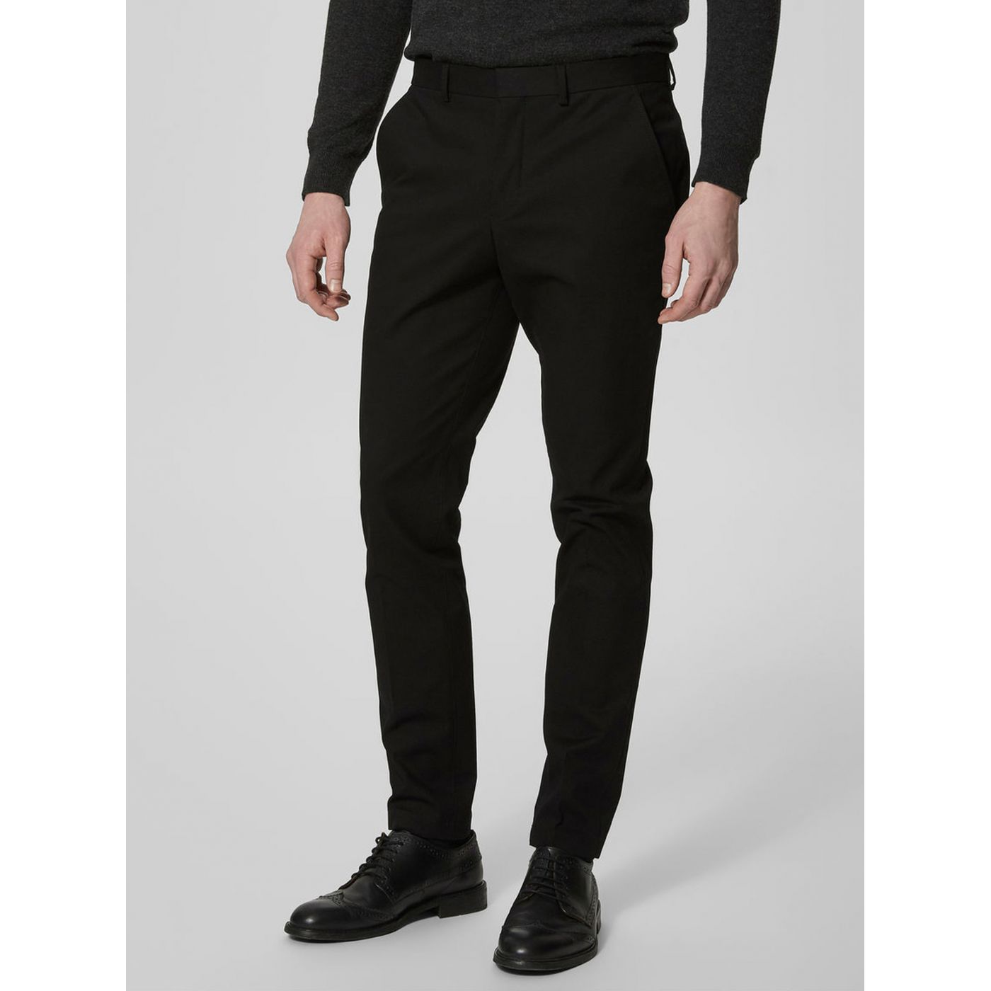 Black Slim Pants Selected Homme
