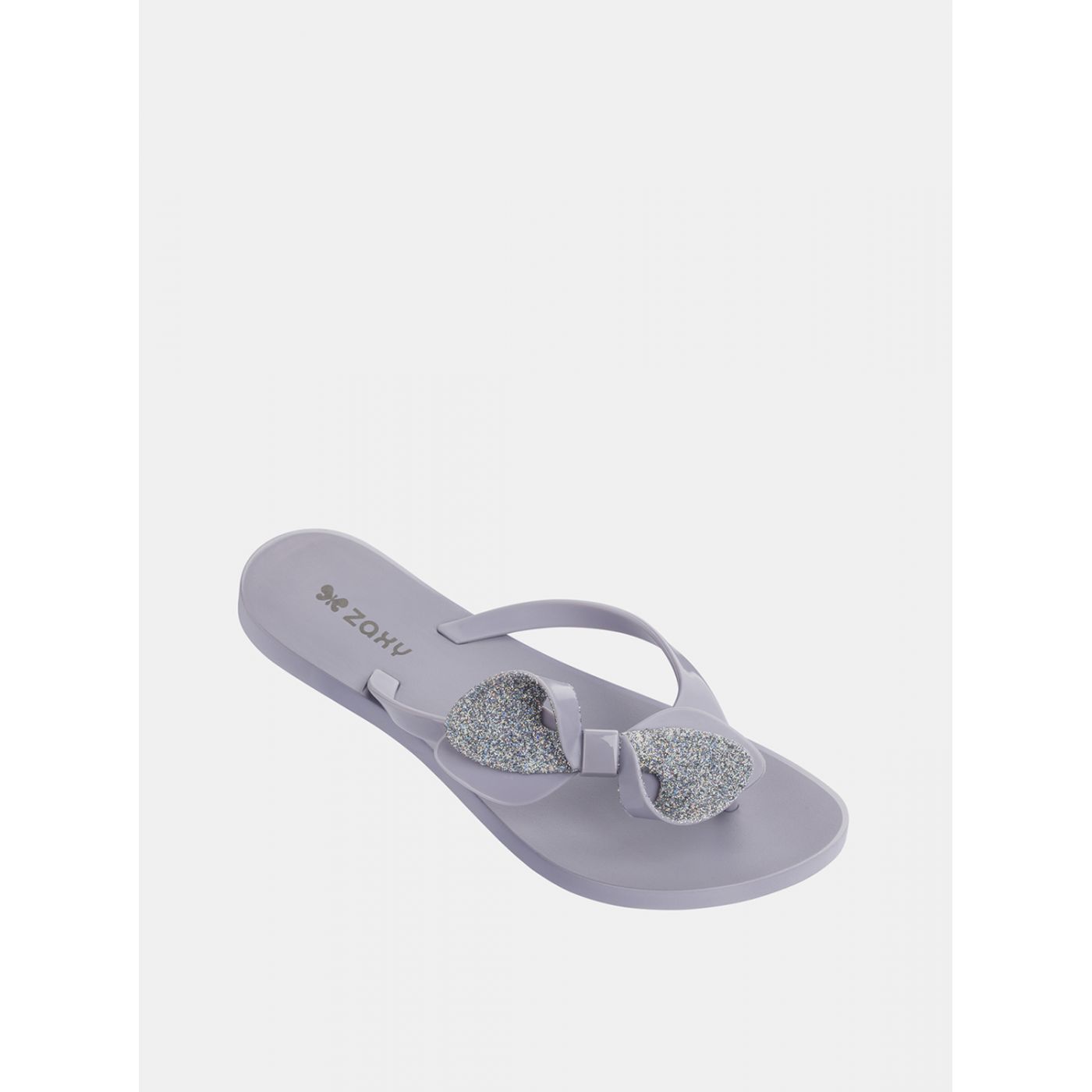 Light purple women's flip-flops Zaxy