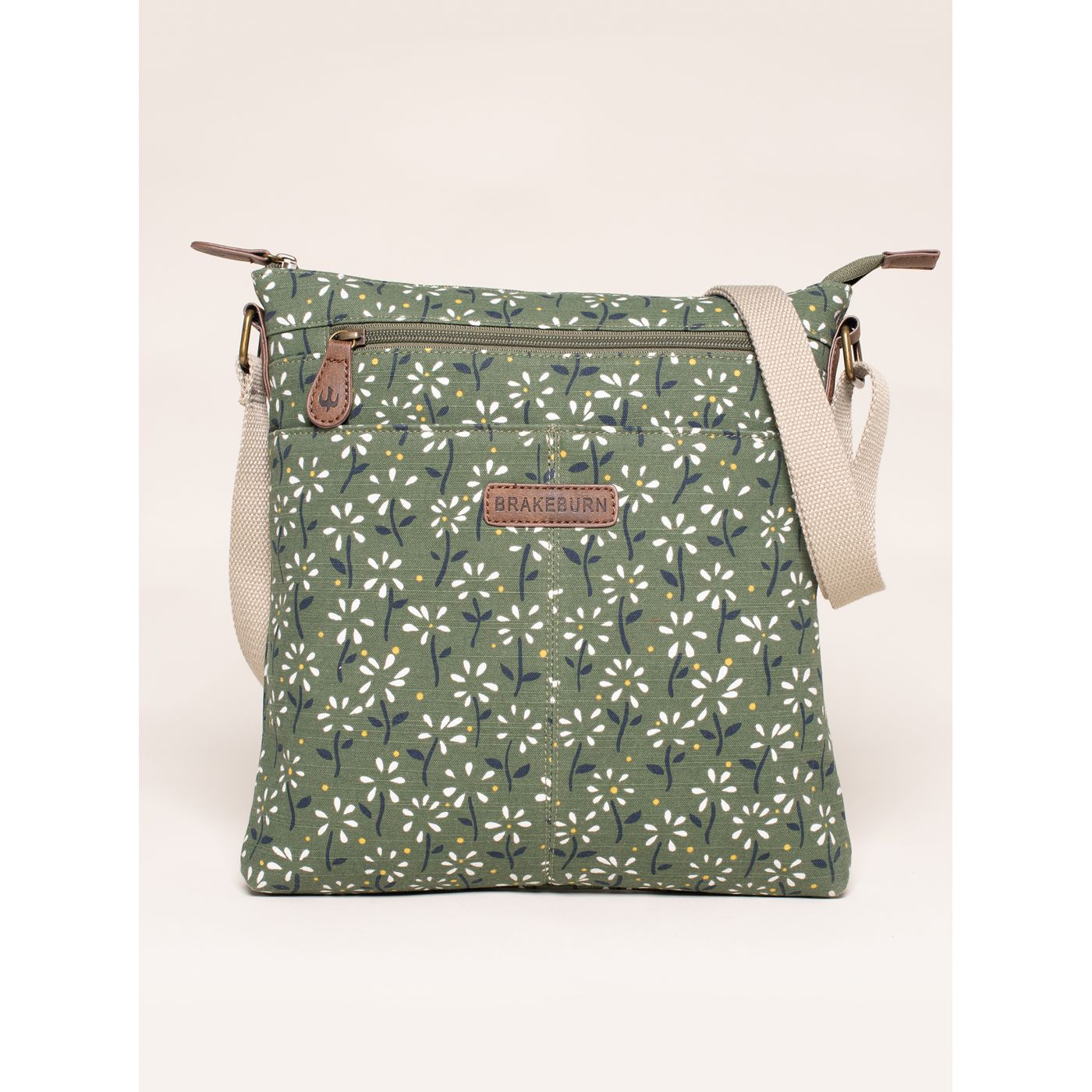 Green floral crossbody handbag Brakeburn