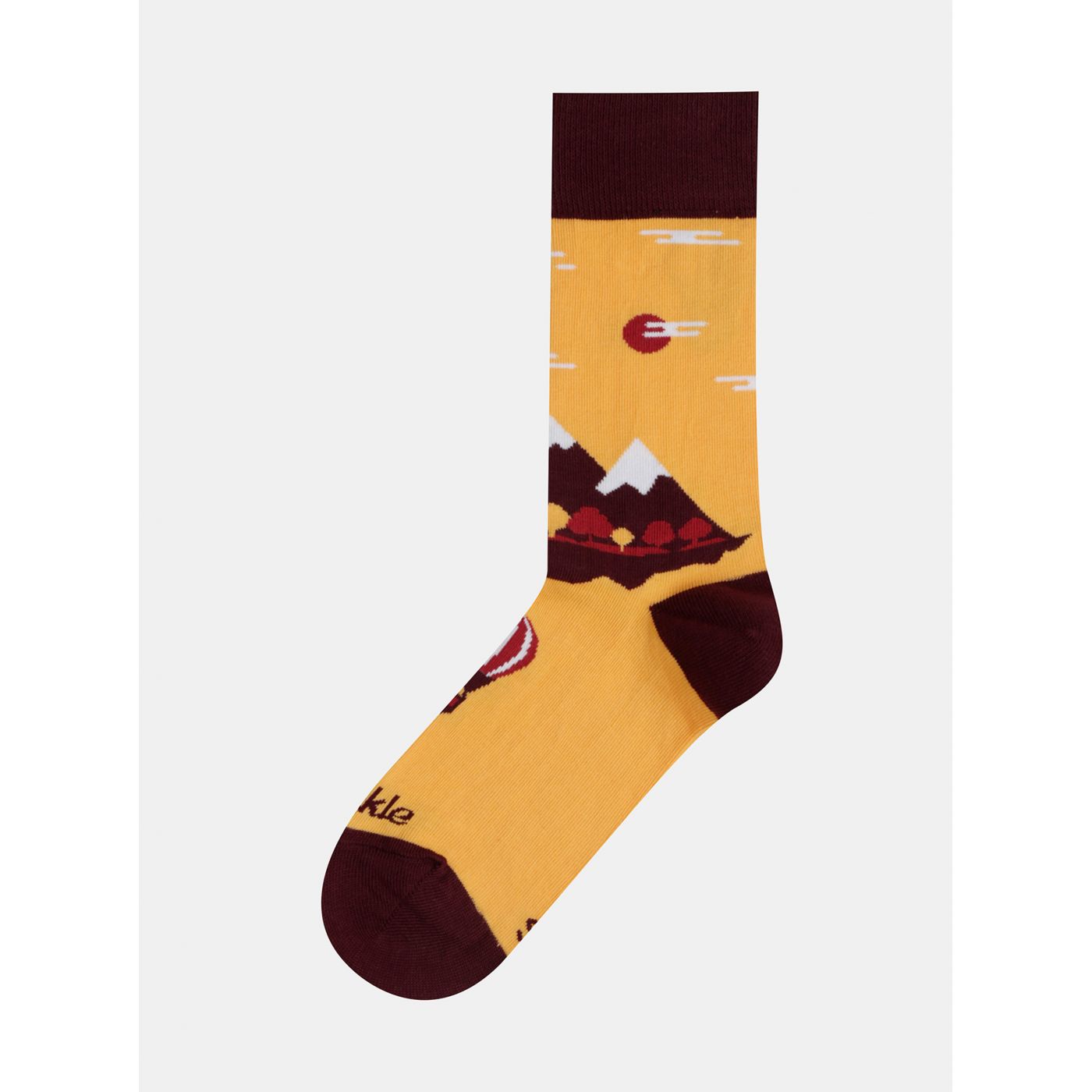 Fusakle Patterned Socks On The Mountains