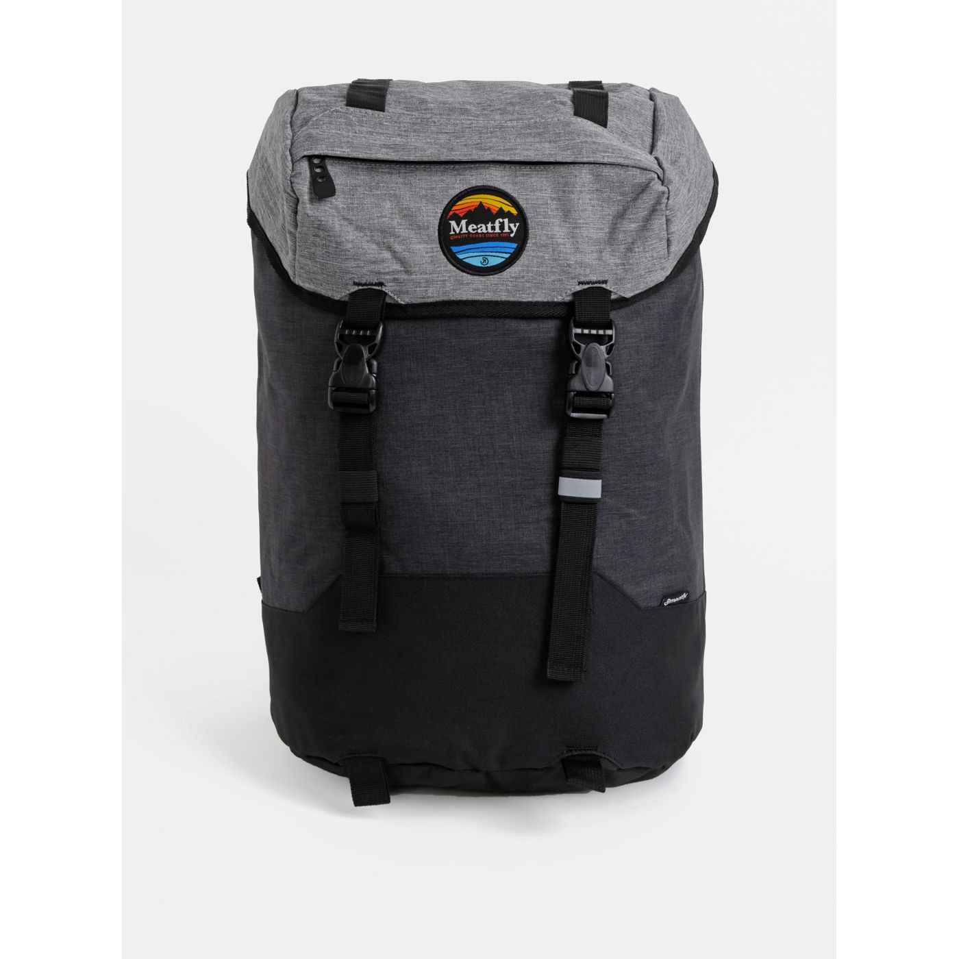Dark grey Backpack Meatfly Pioneer 4 26 l