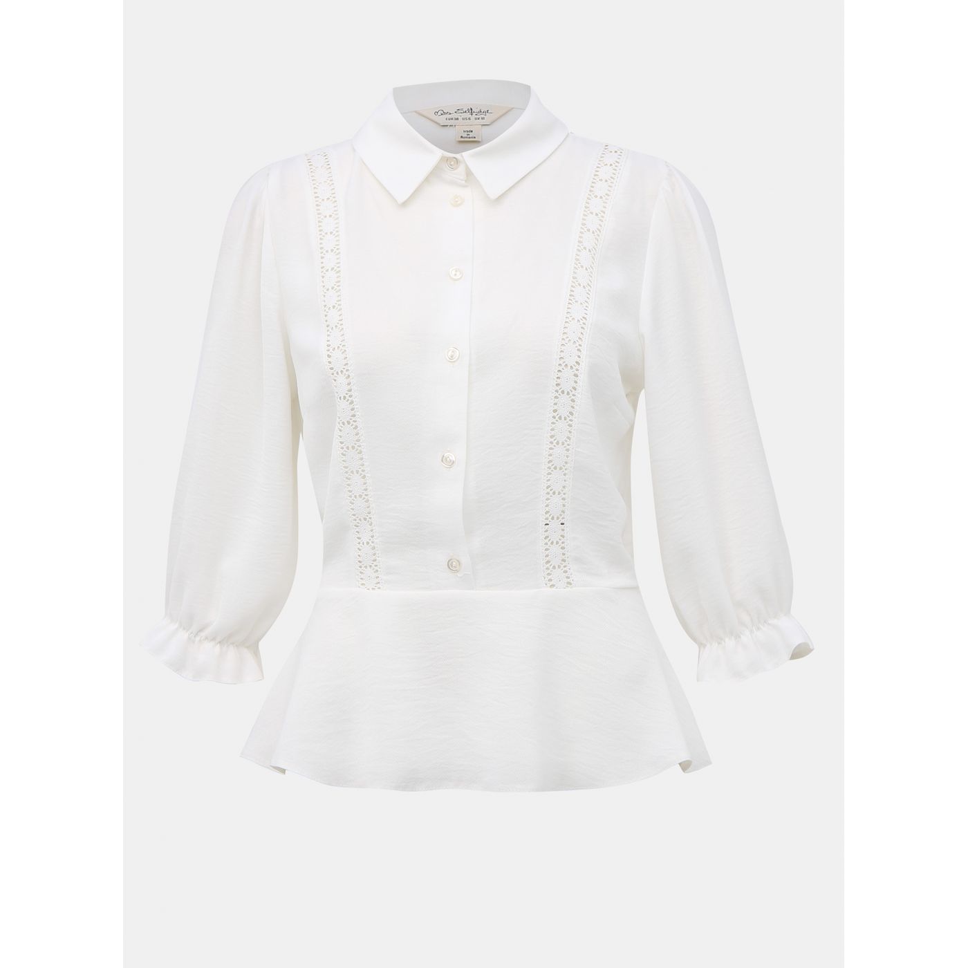 Miss Selfridge Lace White Blouse
