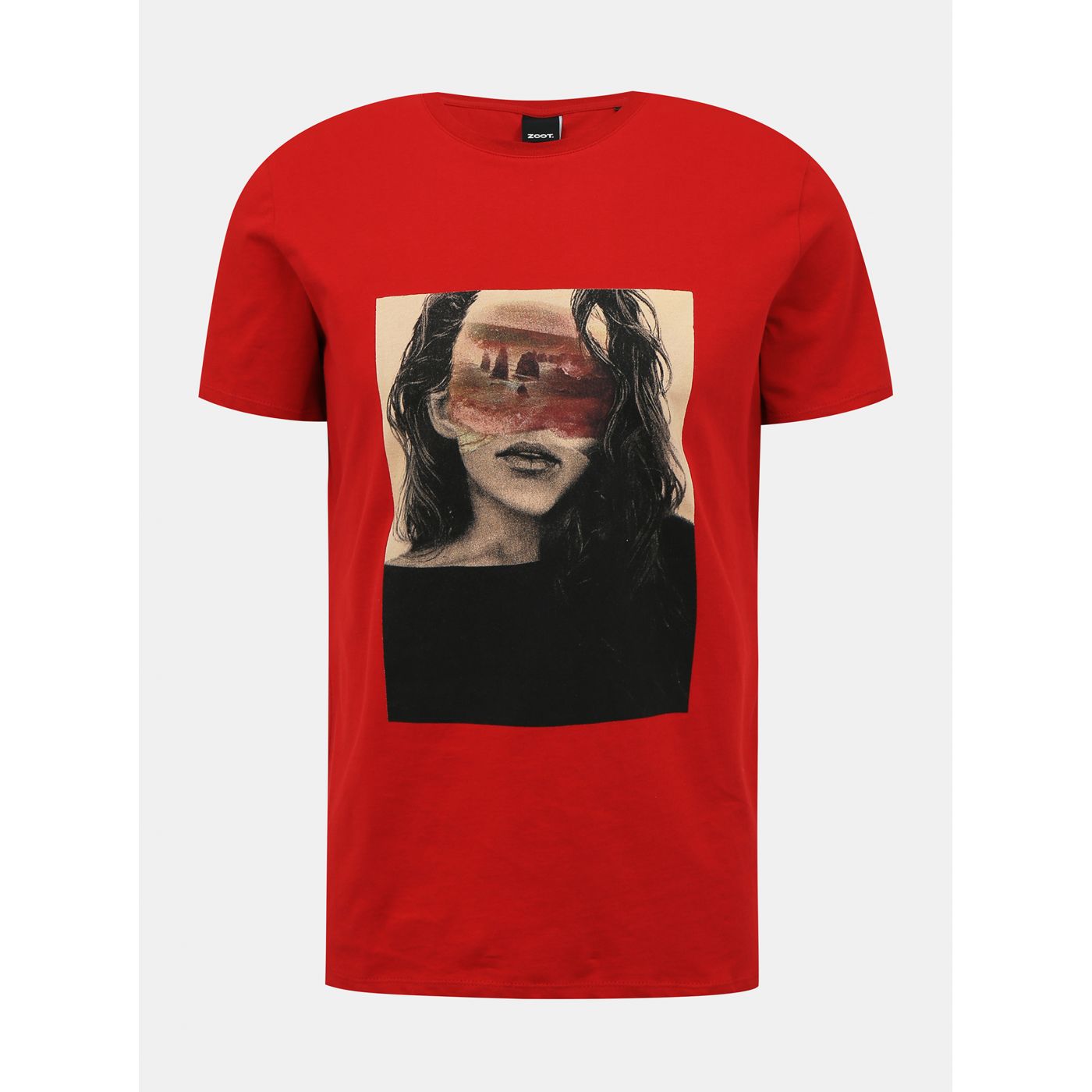 Red men's t-shirt ZOOT Brody