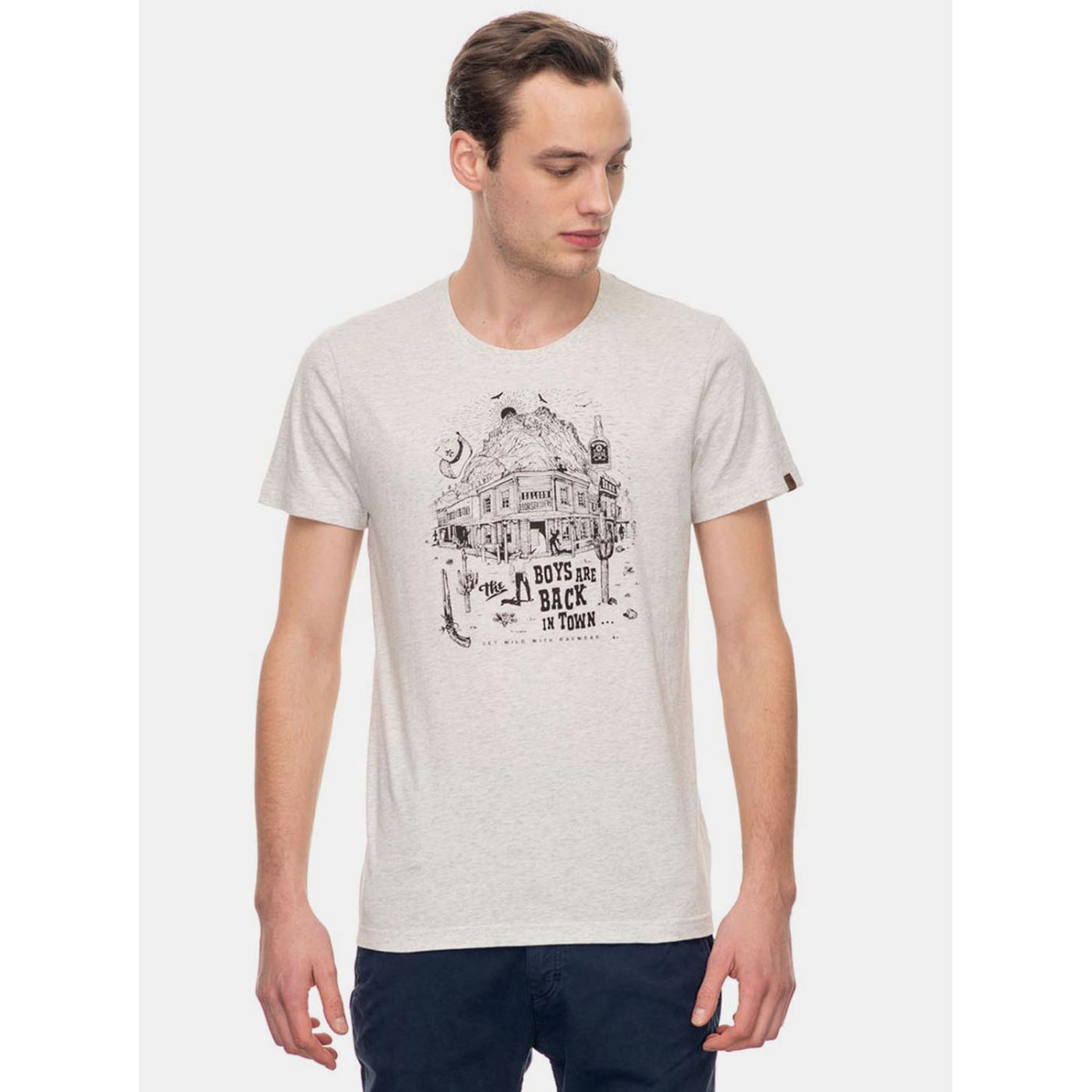 Ragwear Keeton Men's Cream T-Shirt