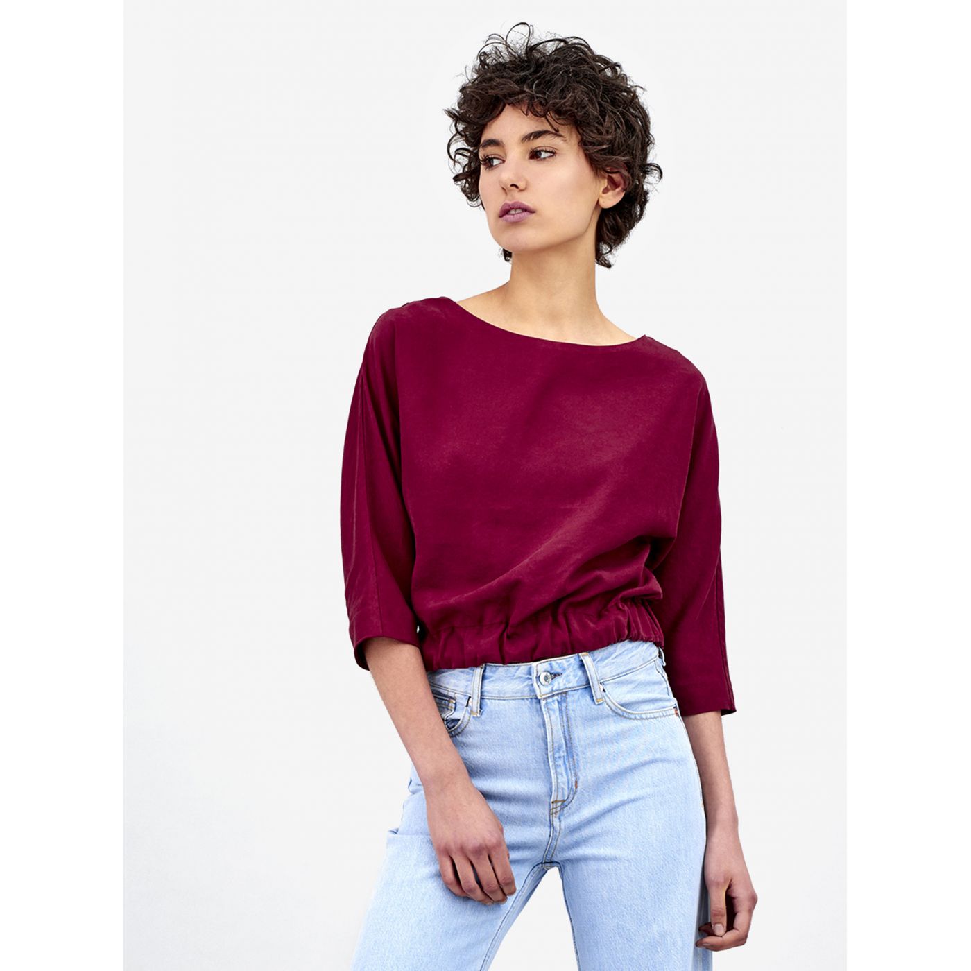 Kings of Indigo Lalla Burgundy Blouse