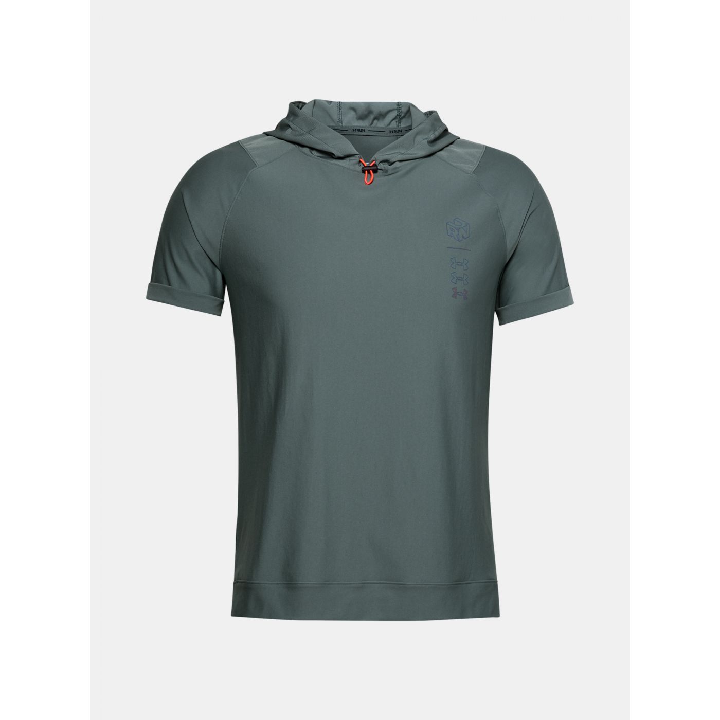 Hoodie Under Armour UA Run Anywhere Hooded SS-BLU