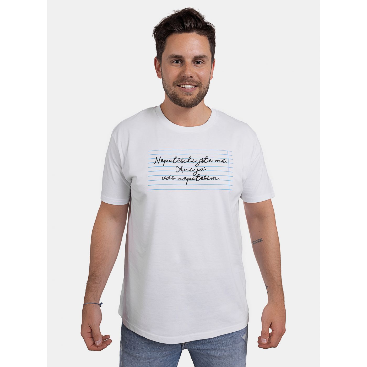 White Men's T-Shirt ZOOT Original You didn't please me