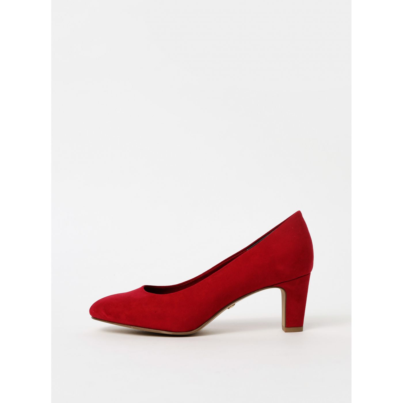 Tamaris suede red pumps