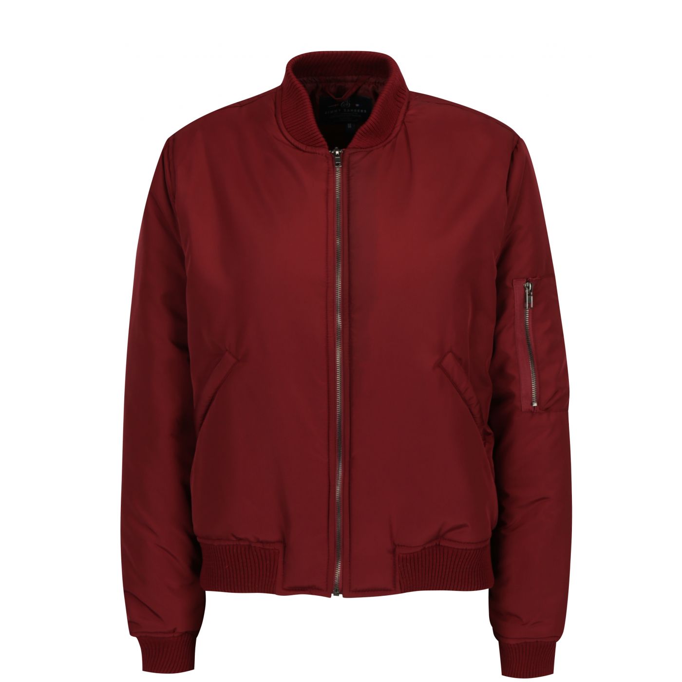 Jimmy Sanders Burgundy Women's Bomber Sanders