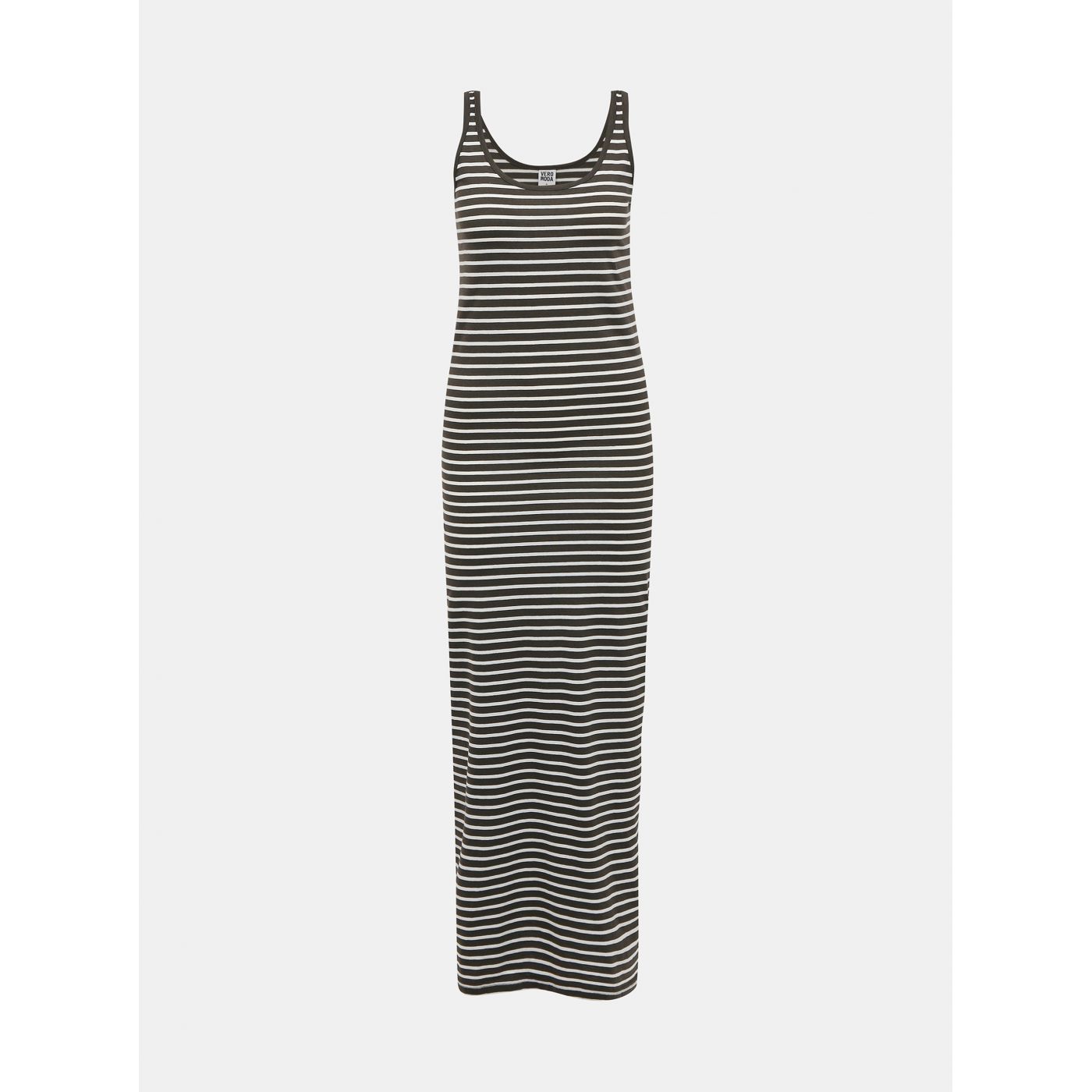 Khaki striped basic maxisat VERO MODA