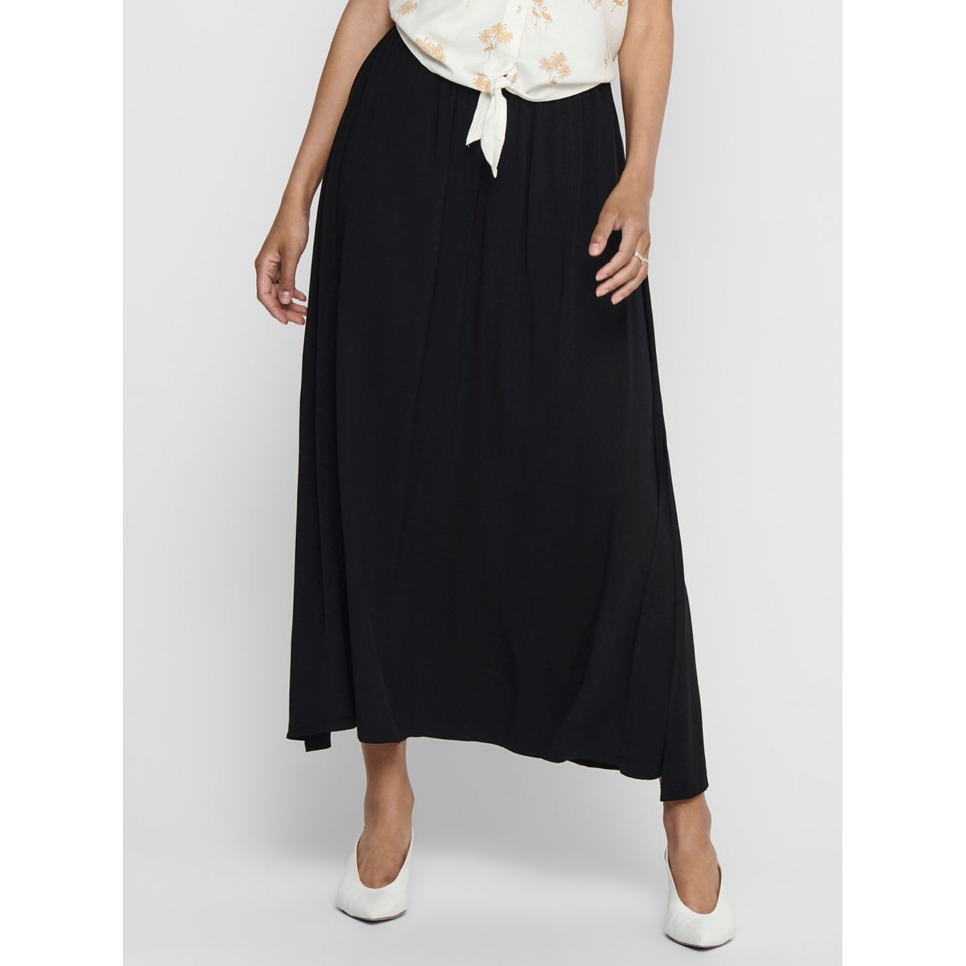 Black maxi skirt Jacqueline de Yong Tianna