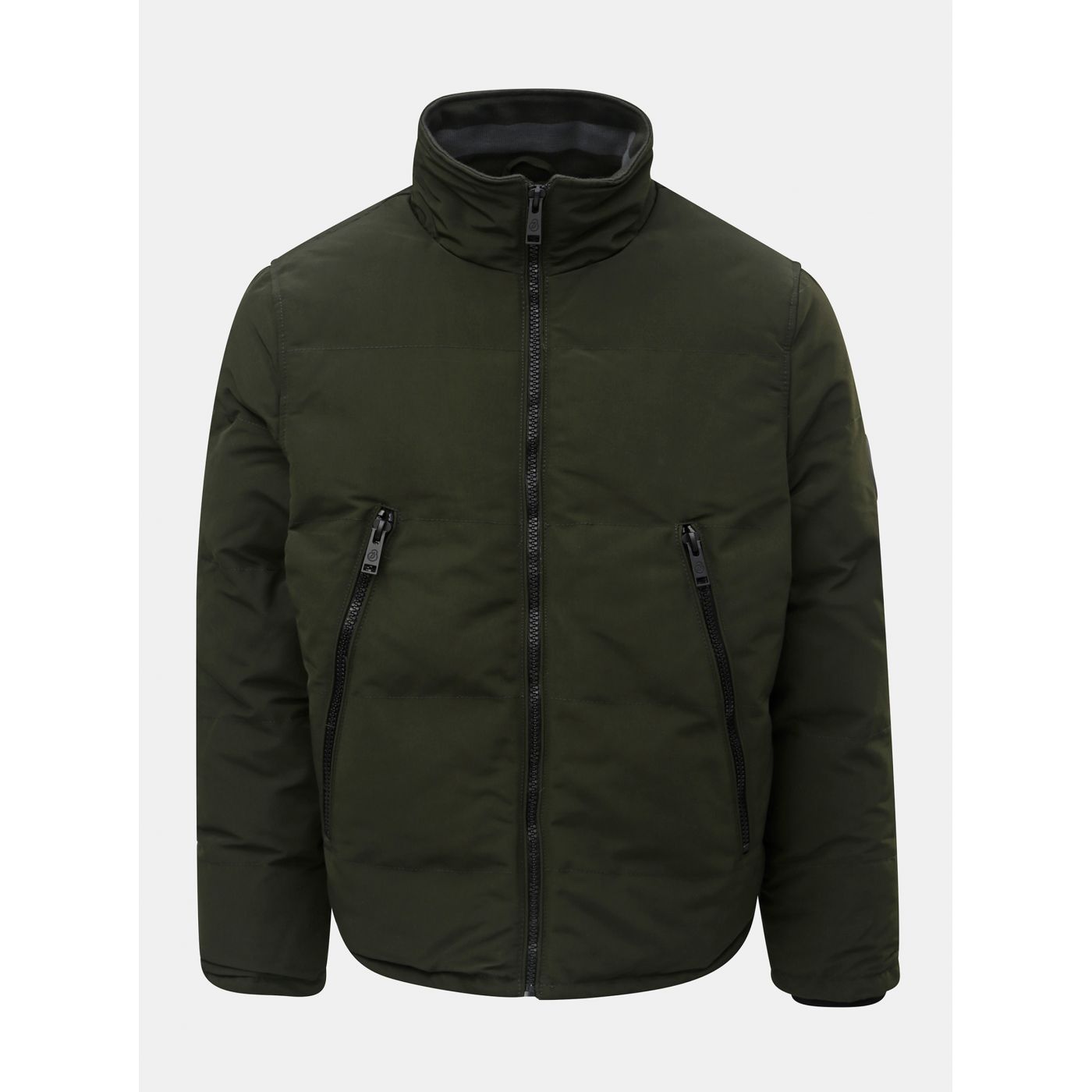 Khaki Winter Jacket Burton Menswear London Cedar