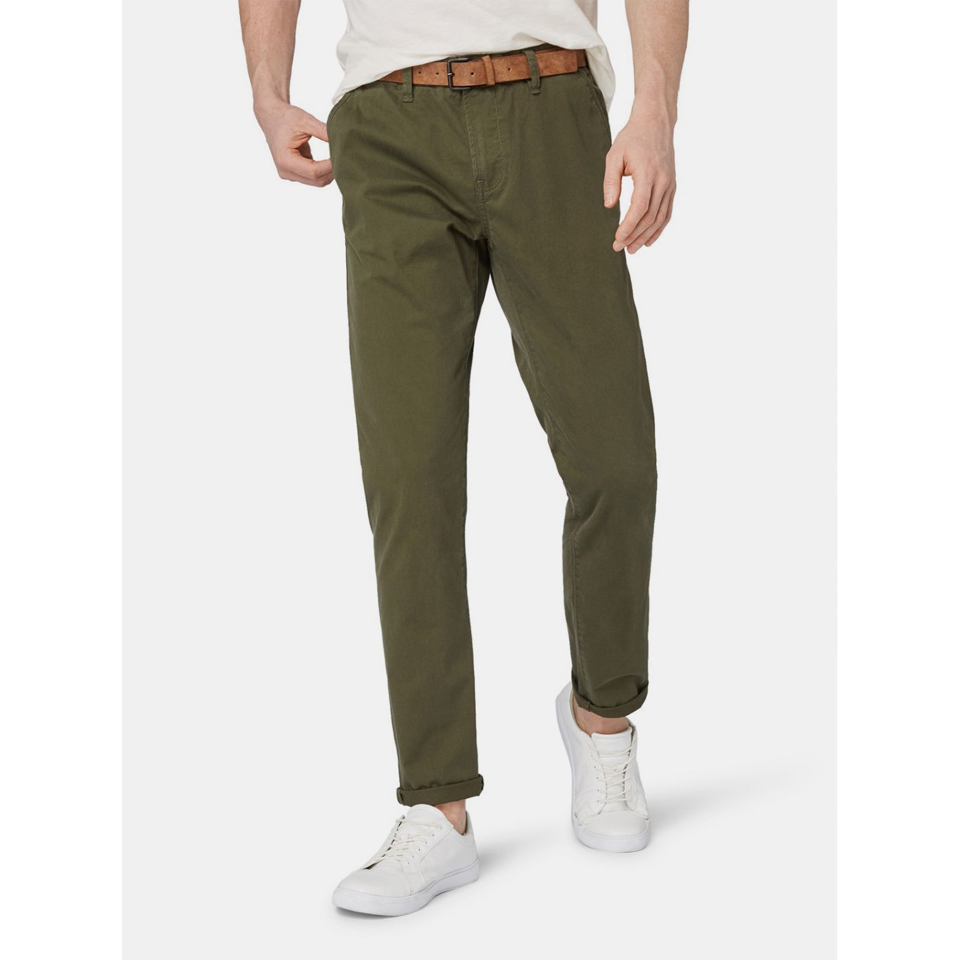 Khaki Men's Chino Pants Tom Tailor Denim