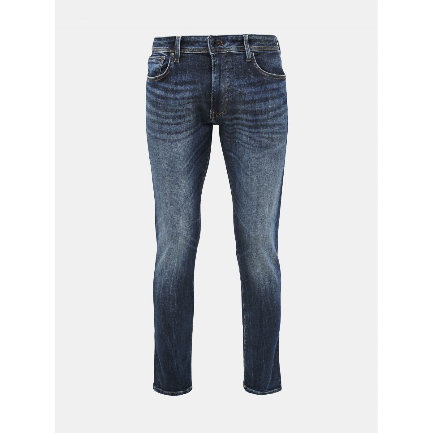 Blue Mens Tapered Fit Jeans Pepe Jeans Stanley