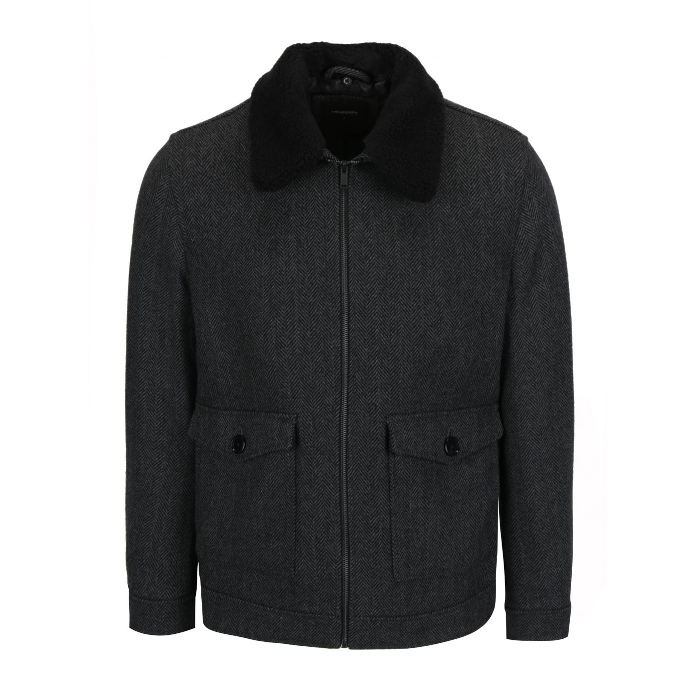 Burton Menswear London Grey Patterned Jacket