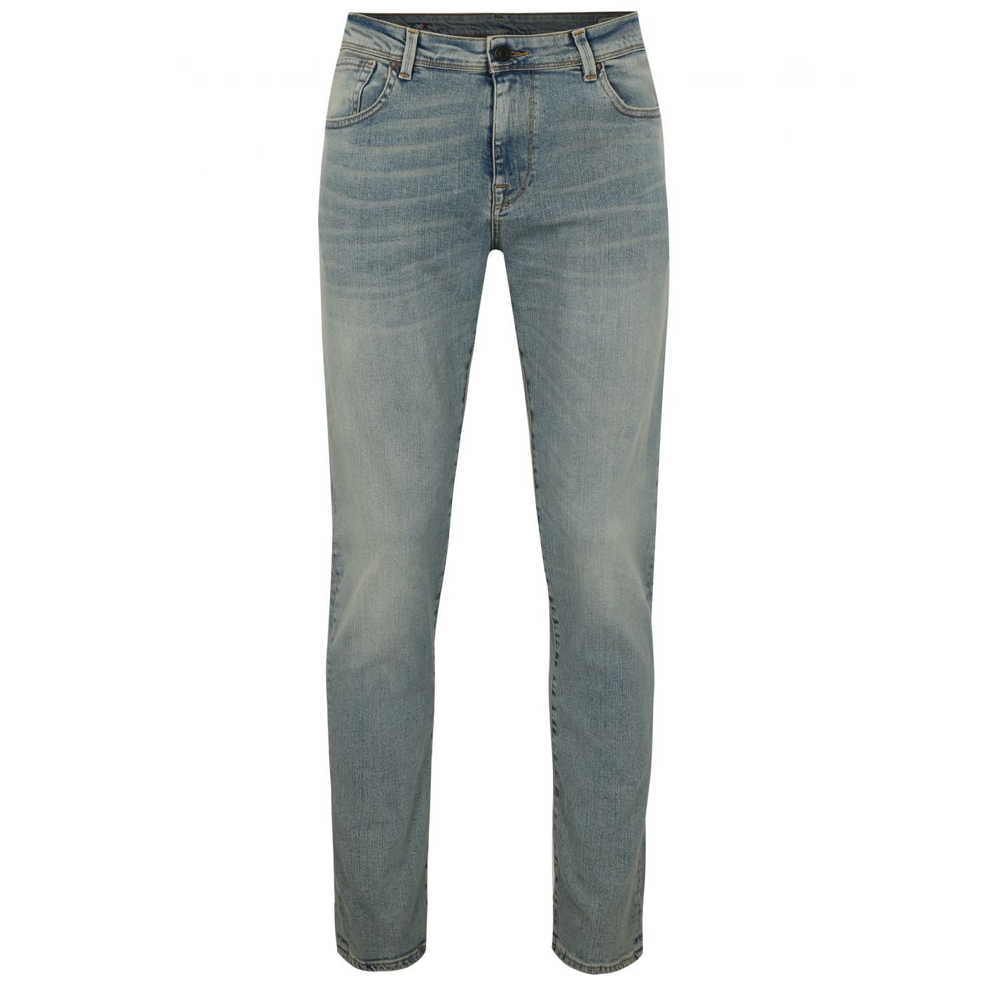 Light Blue Slim Fit Jeans Selected by Homme Leon