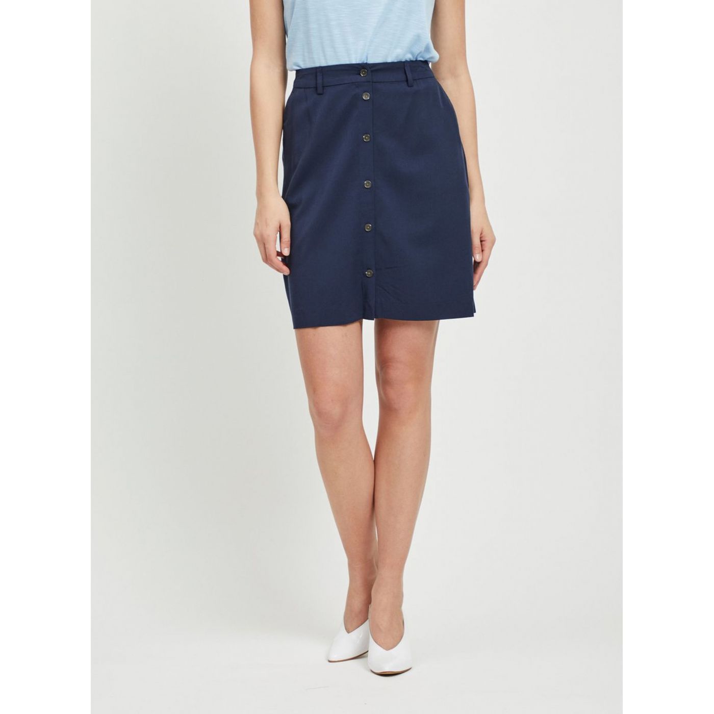 Dark blue skirt VILA Sna