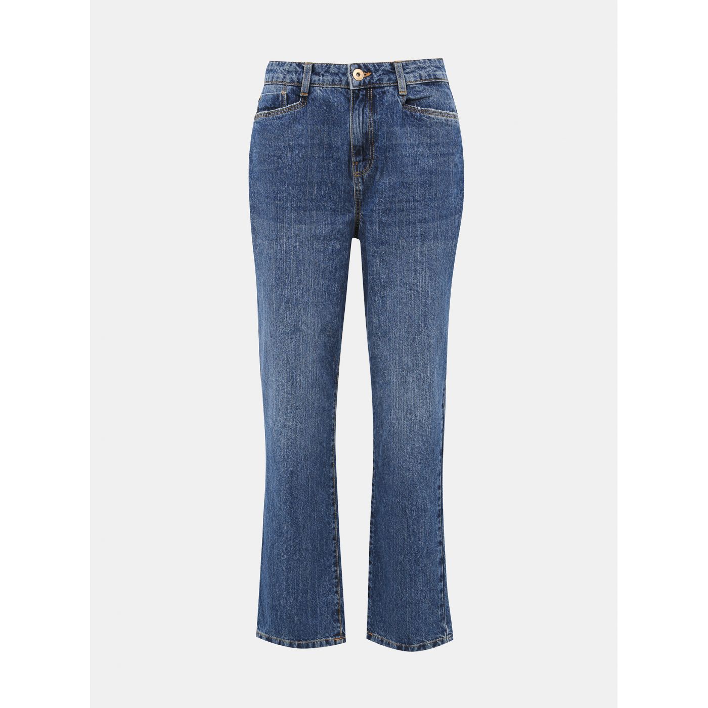 Blue Straight Fit Jeans Noisy May Mia